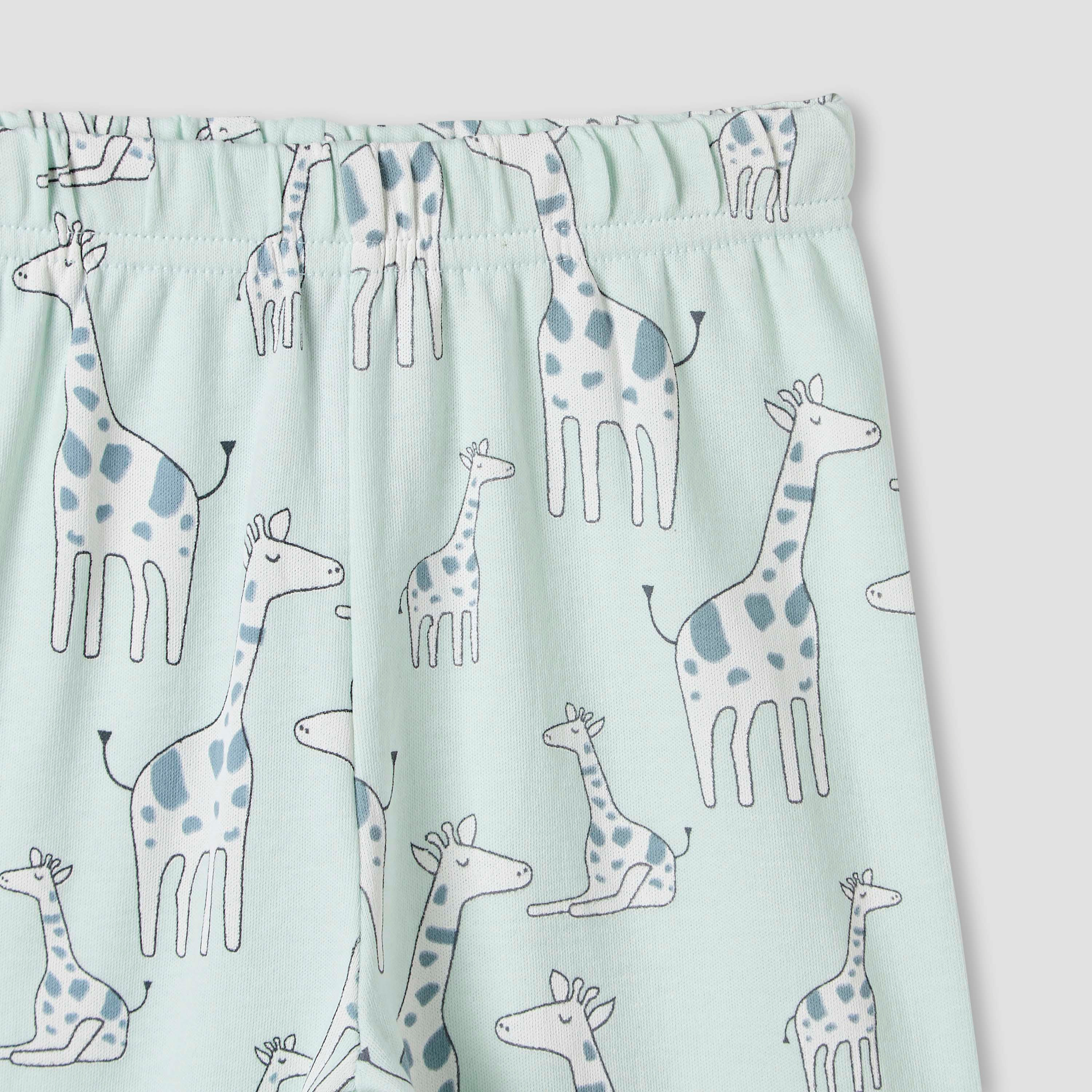 Juniors Giraffe Print T-shirt and Pyjama Set-baby-girls-clothing-nightwear-pyjamasets-image-6