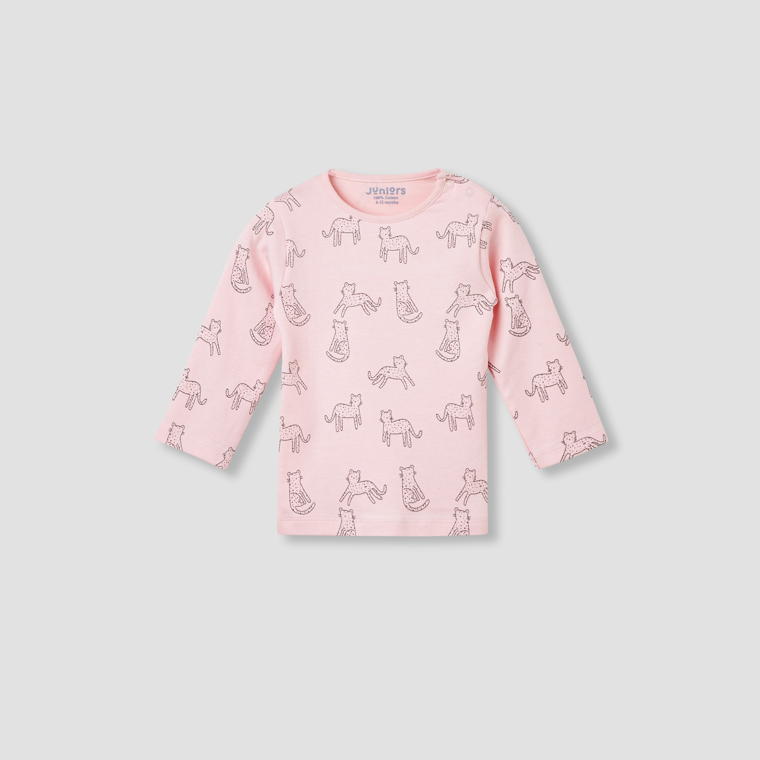 Juniors Pyjama Set with Bear Print - Cotton - Long Sleeves - Crew Neck-baby-boys-clothing-nightwear-pyjamasets-image-3