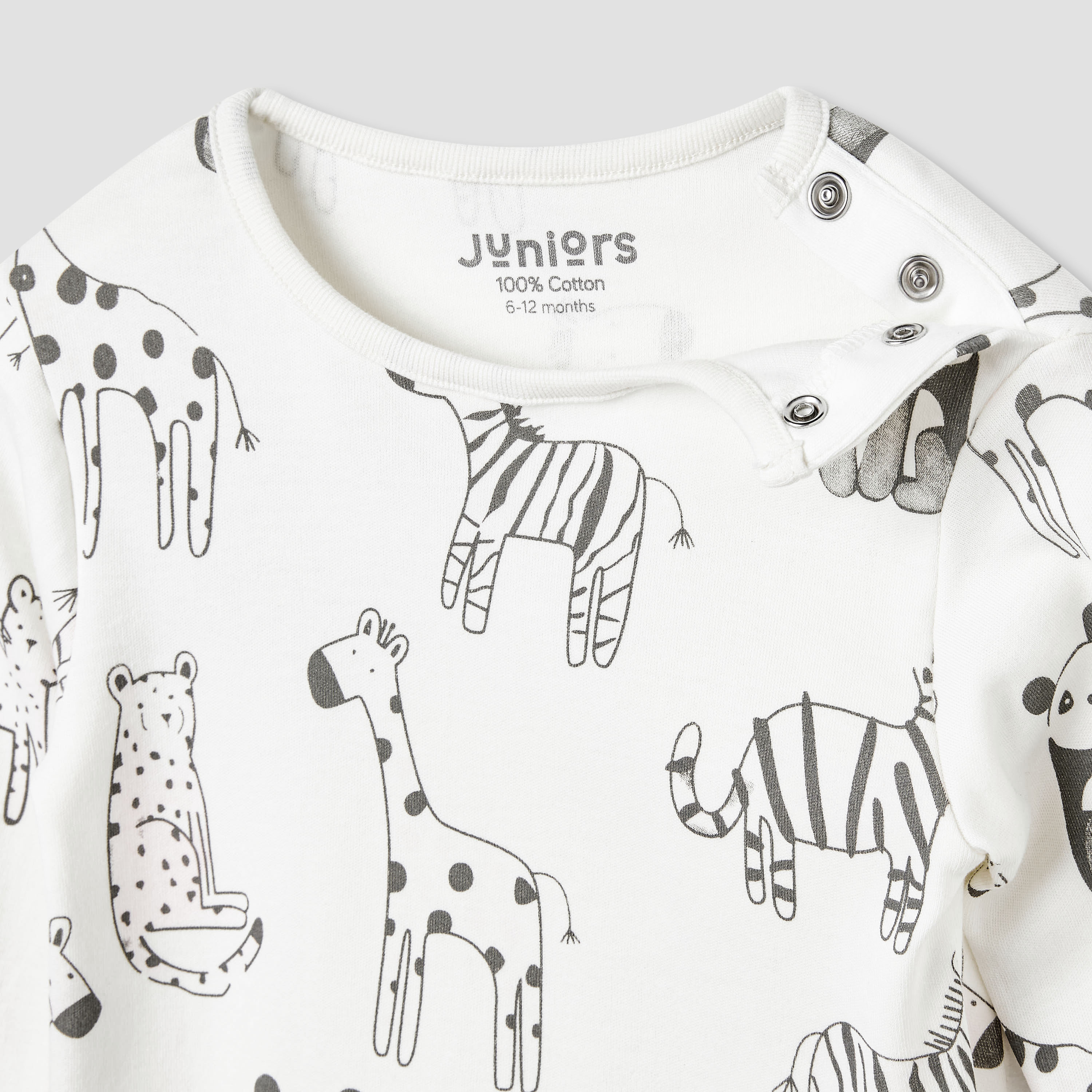 Juniors Animal Print T-shirt and Pyjama Set-baby-girls-clothing-nightwear-pyjamasets-image-5
