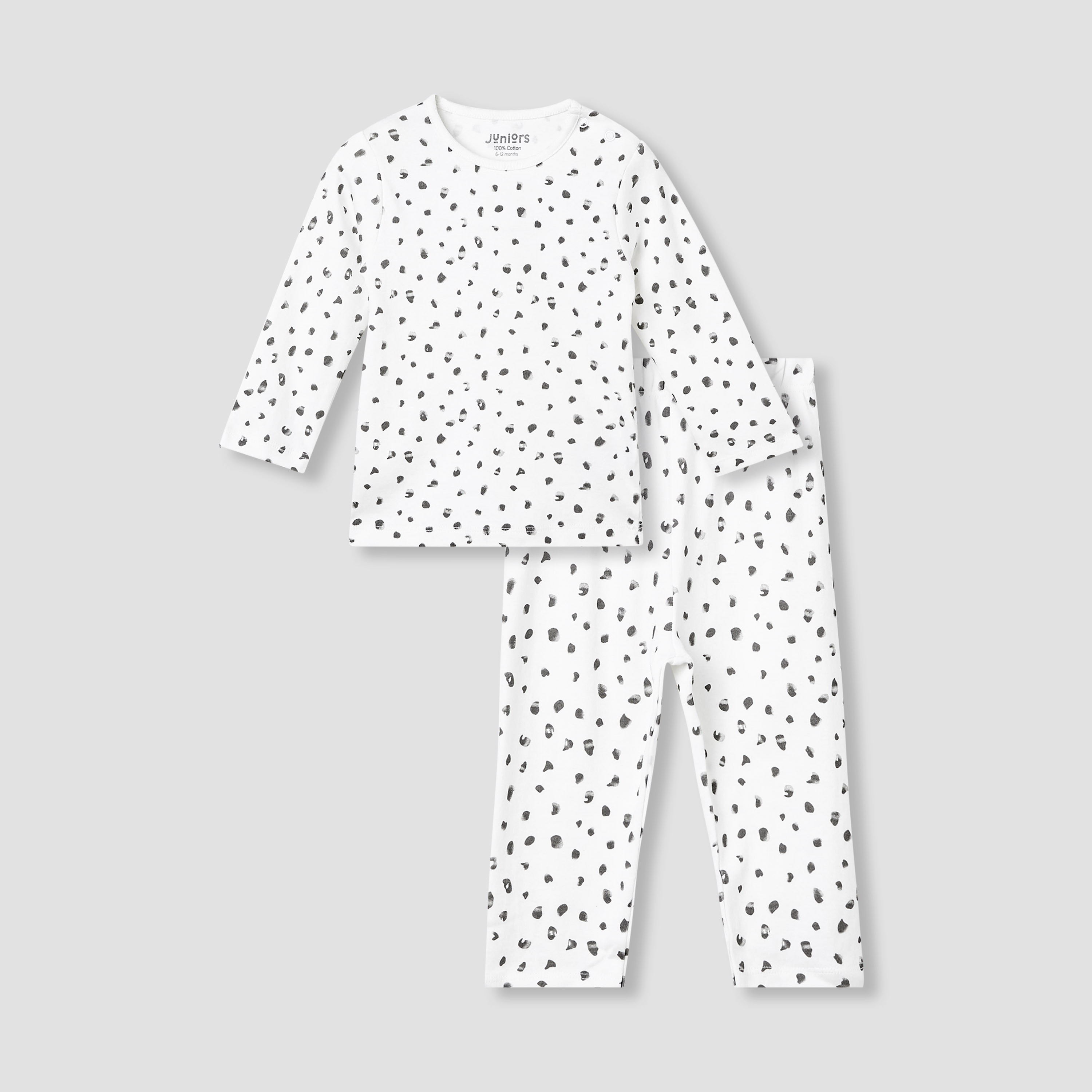 طقم بنطلون بيجاما وتيشيرت بطبعات زرافة من جونيورز-baby-girls-clothing-nightwear-pyjamasets-image-11