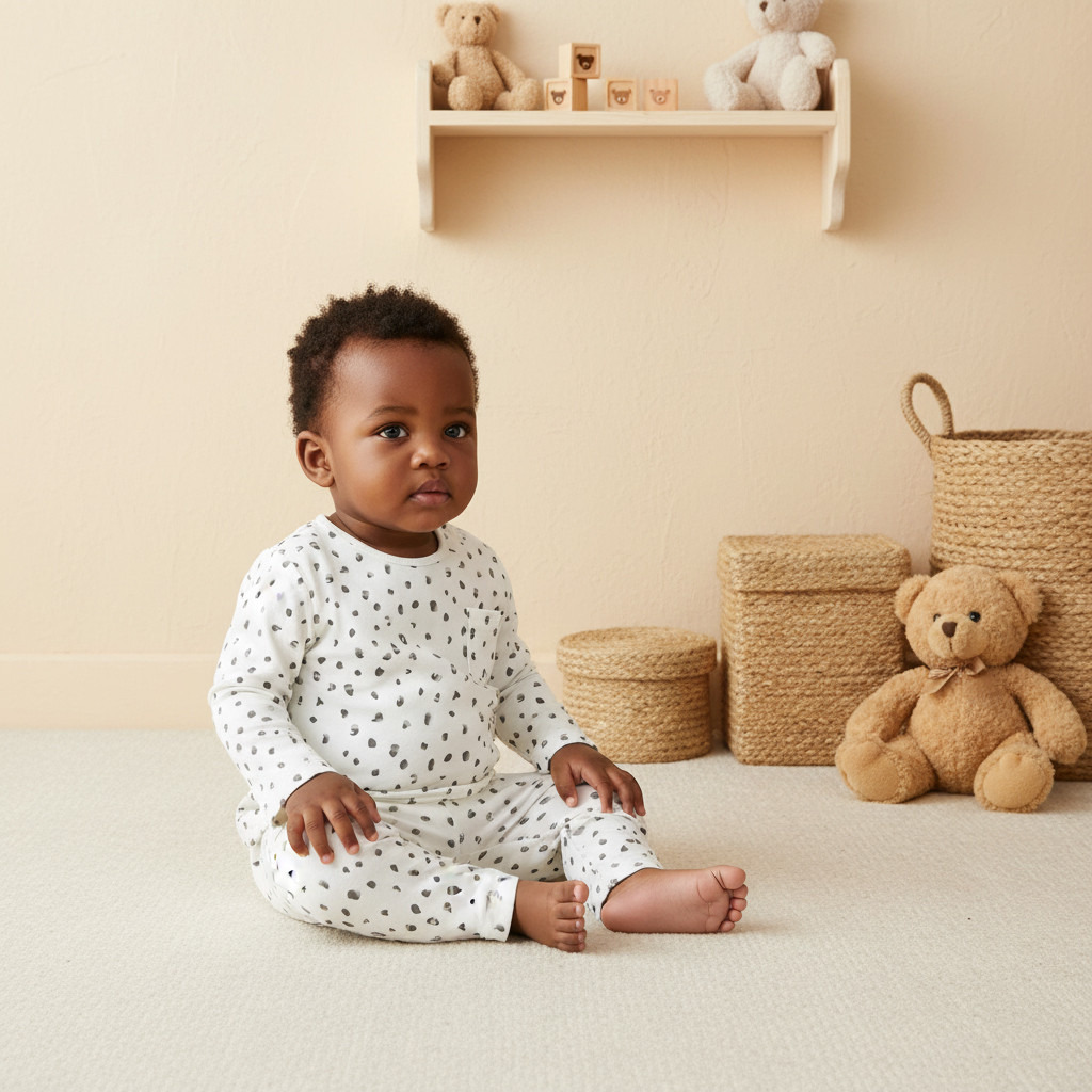 طقم بنطلون بيجاما وتيشيرت بطبعات زرافة من جونيورز-baby-girls-clothing-nightwear-pyjamasets-image-9
