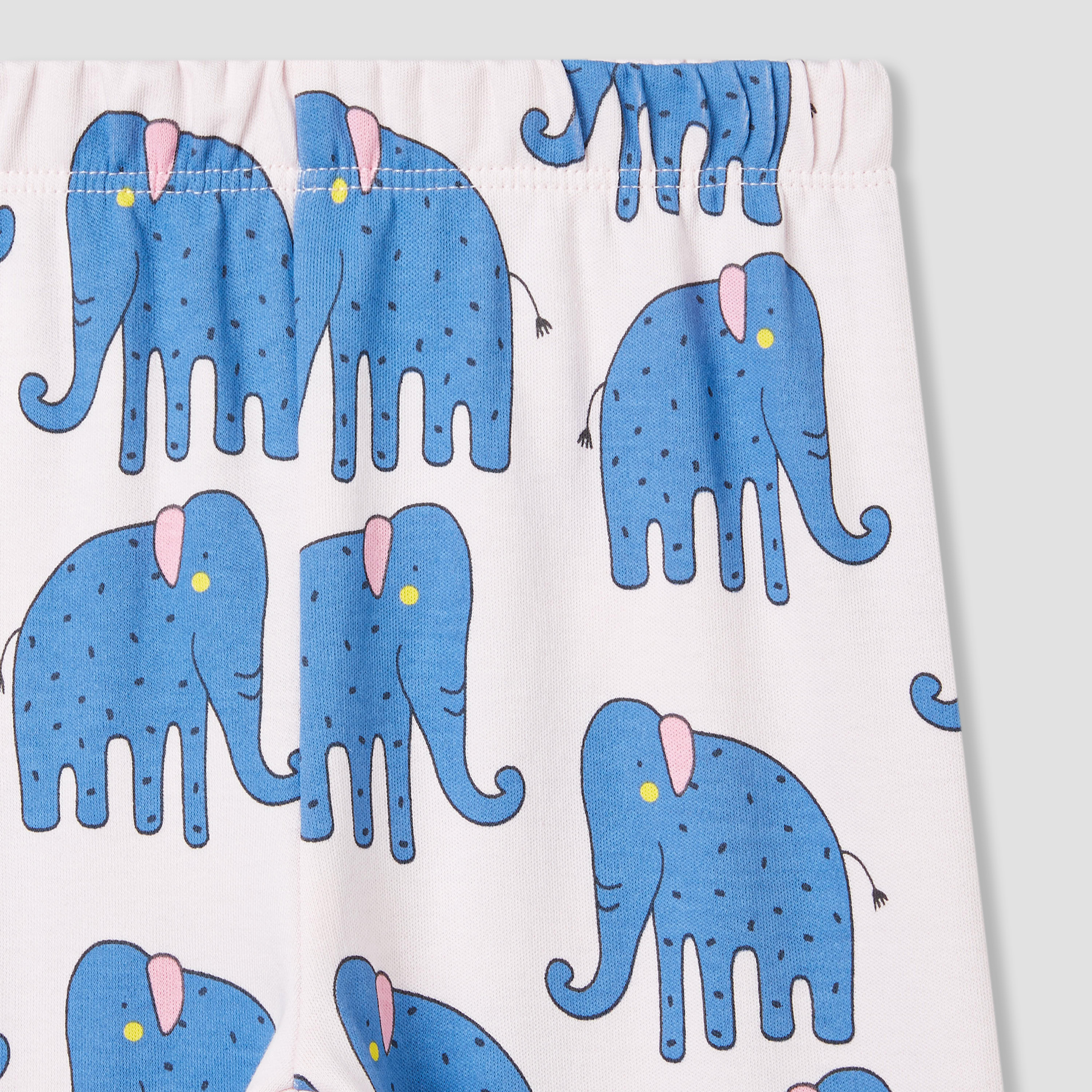Juniors Bunny Print T-shirt and Pyjama Set-baby-girls-clothing-nightwear-pyjamasets-image-7