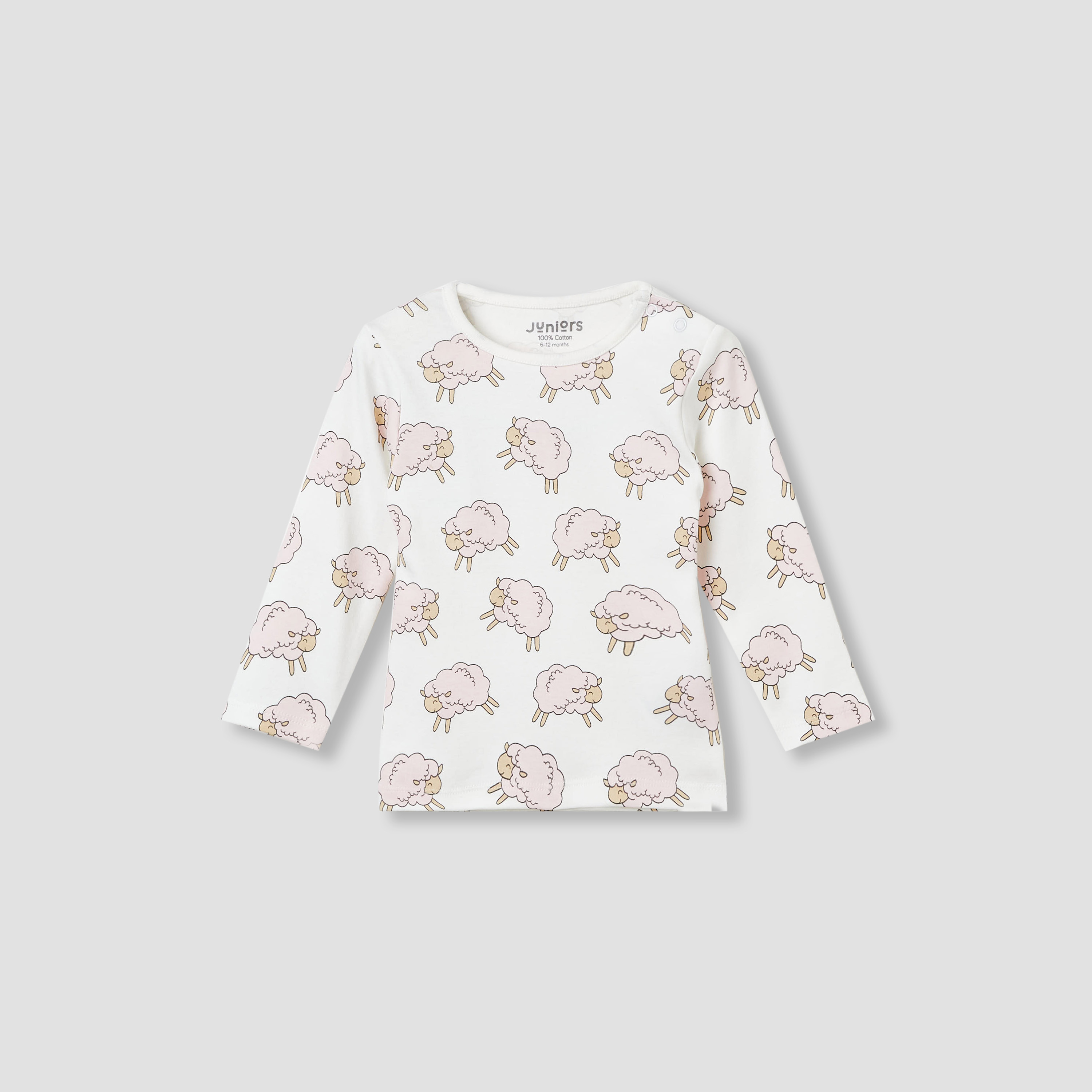 طقم بنطلون بيجاما وتيشيرت بطبعات زرافة من جونيورز-baby-girls-clothing-nightwear-pyjamasets-image-6