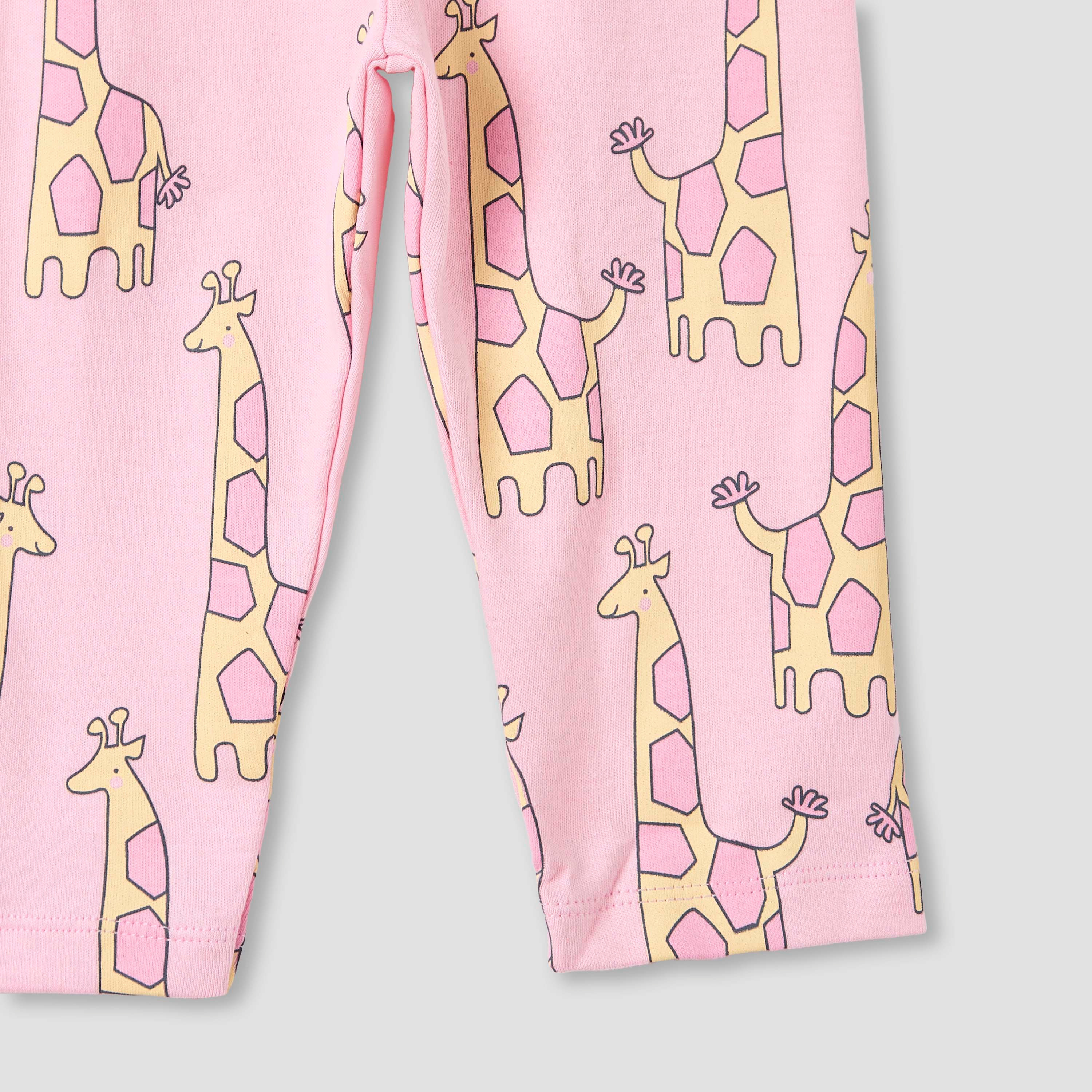 Juniors Printed T-shirt and Pyjama Set-baby-girls-clothing-nightwear-pyjamasets-image-7