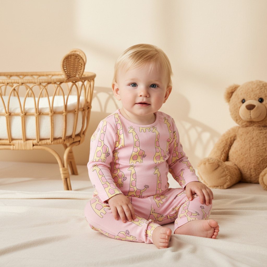 Juniors Printed T-shirt and Pyjama Set-baby-girls-clothing-nightwear-pyjamasets-image-8