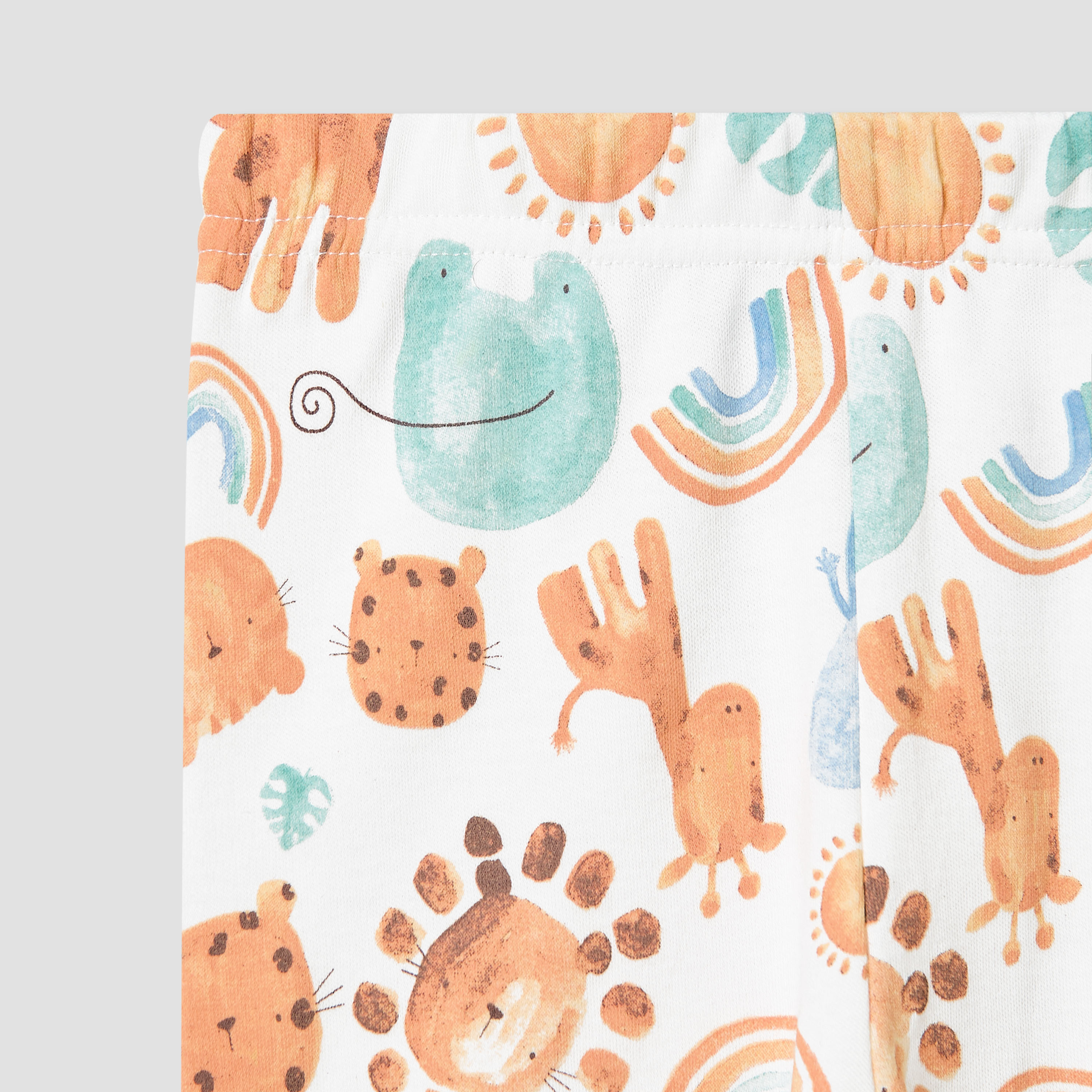 Juniors Animal Print T-shirt and Pyjama Set-baby-boys-clothing-nightwear-pyjamasets-image-5