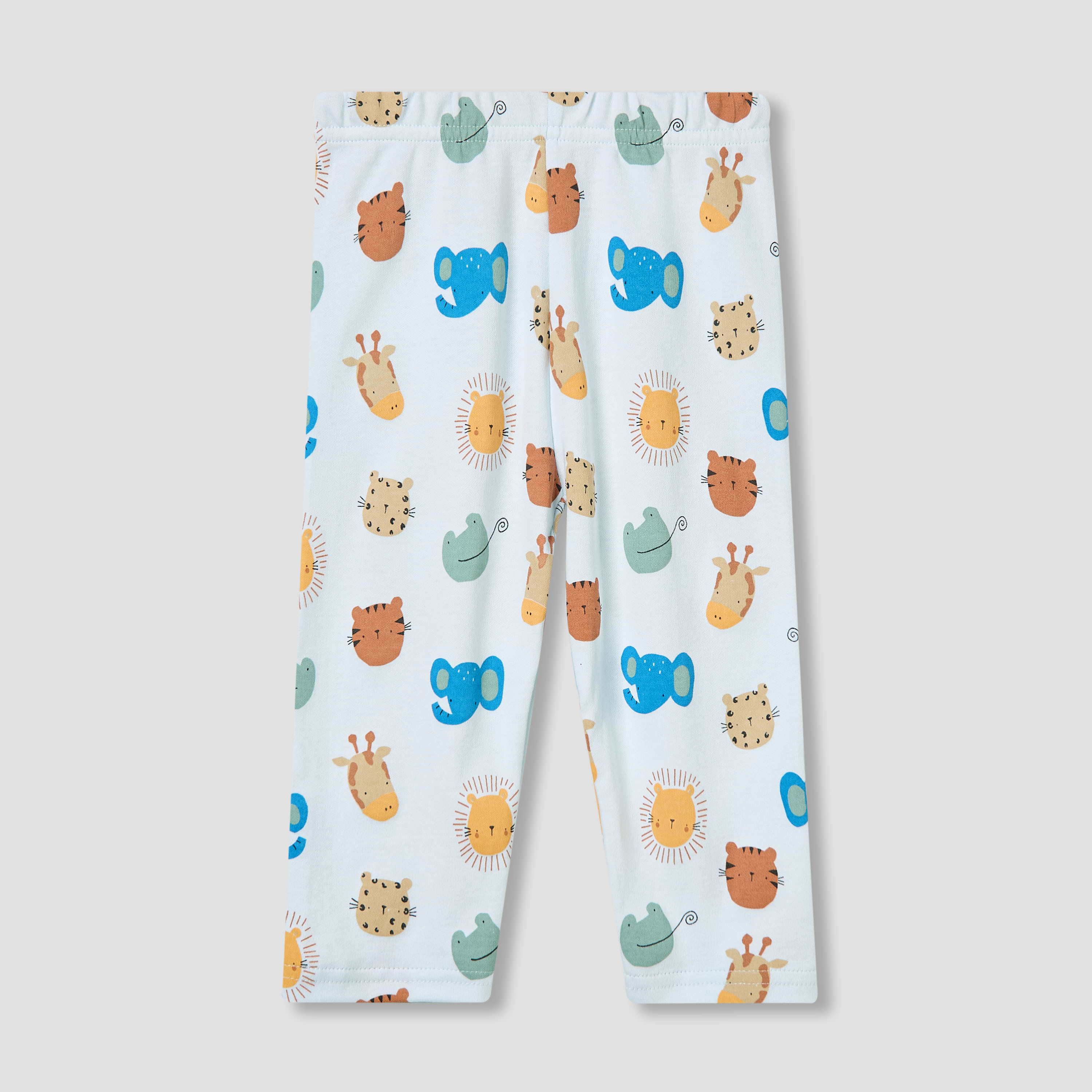 Juniors Bunny Print T-shirt and Pyjama Set-baby-girls-clothing-nightwear-pyjamasets-image-4