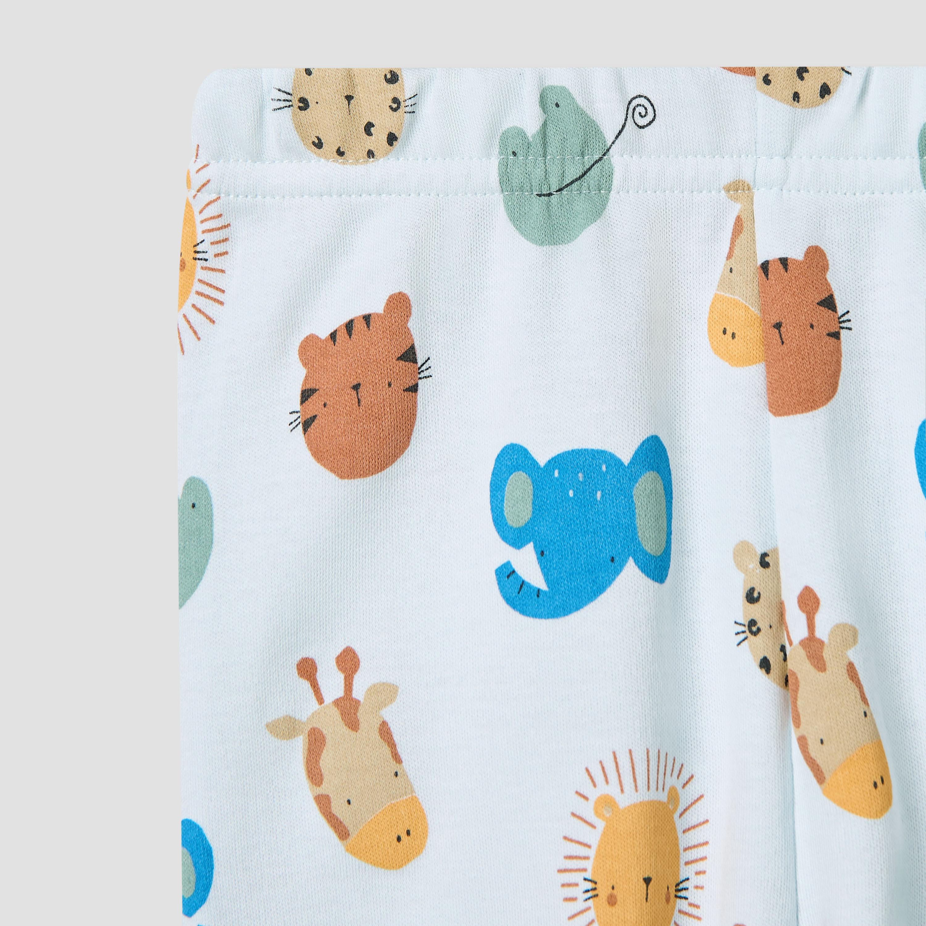 Juniors Bunny Print T-shirt and Pyjama Set-baby-girls-clothing-nightwear-pyjamasets-image-6