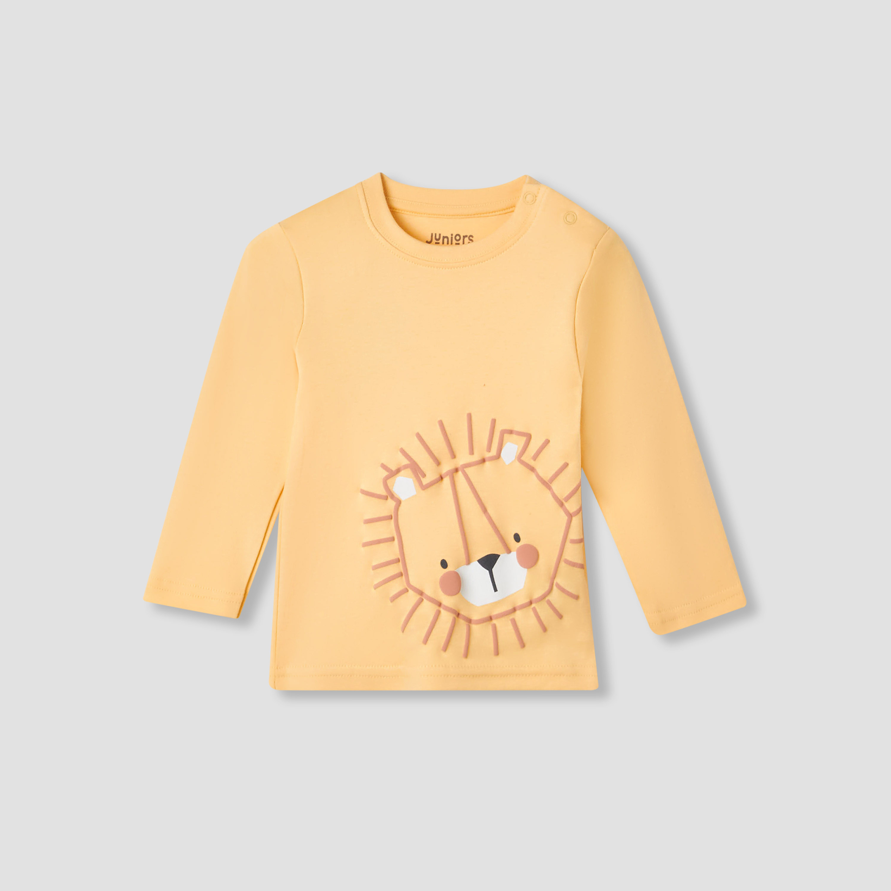 طقم بيجاما قطن بطبعات فيل وأكمام طويلة من جونيورز-baby-boys-clothing-nightwear-pyjamasets-image-2