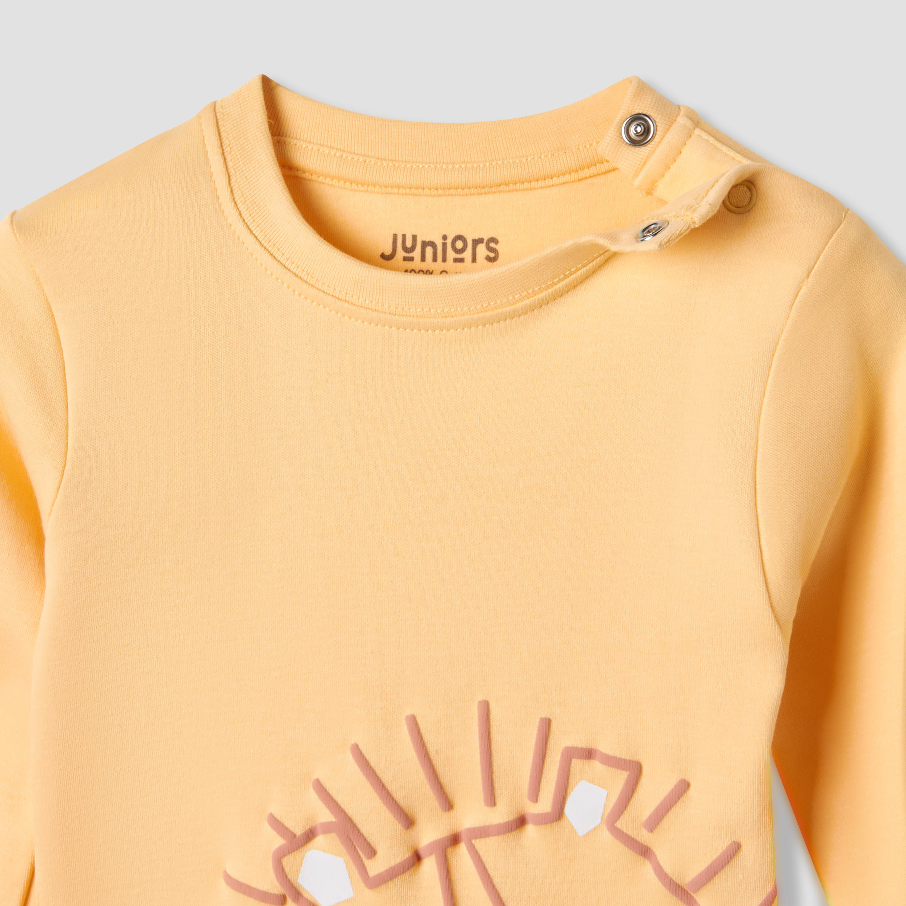 طقم بيجاما قطن بطبعات فيل وأكمام طويلة من جونيورز-baby-boys-clothing-nightwear-pyjamasets-image-4