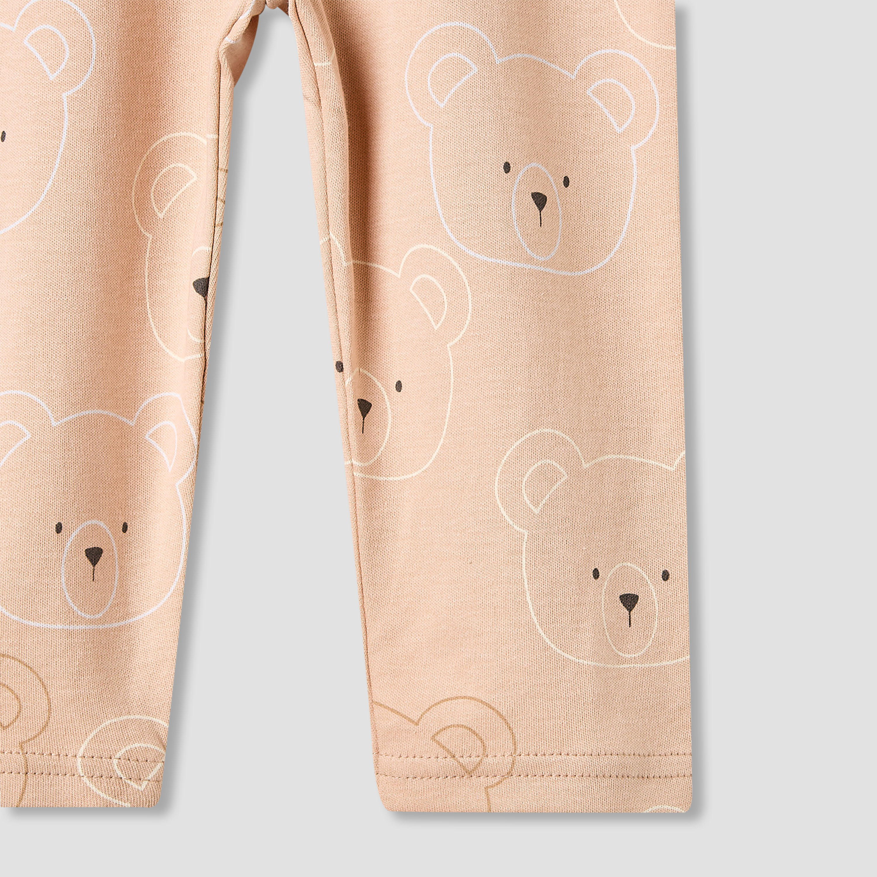Juniors Pyjama Set with Bear Print - Cotton - Long Sleeves - Round Neck-baby-boys-clothing-nightwear-pyjamasets-image-8