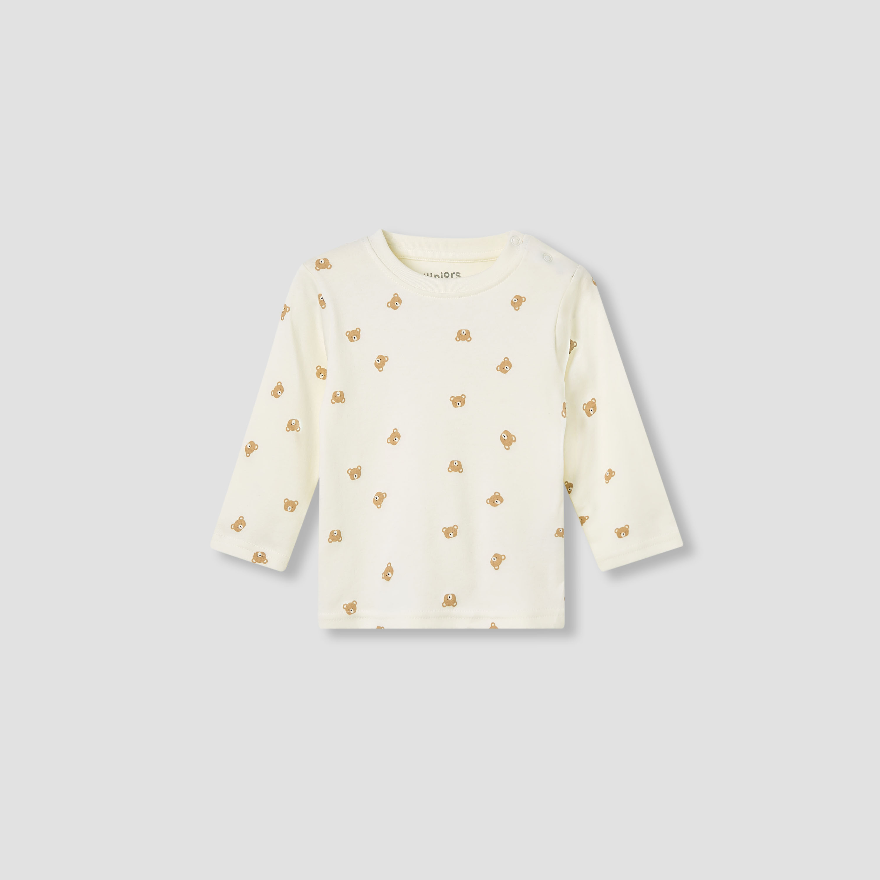 Juniors Pyjama Set with Bear Print - Cotton - Long Sleeves - Crew Neck-baby-boys-clothing-nightwear-pyjamasets-image-3
