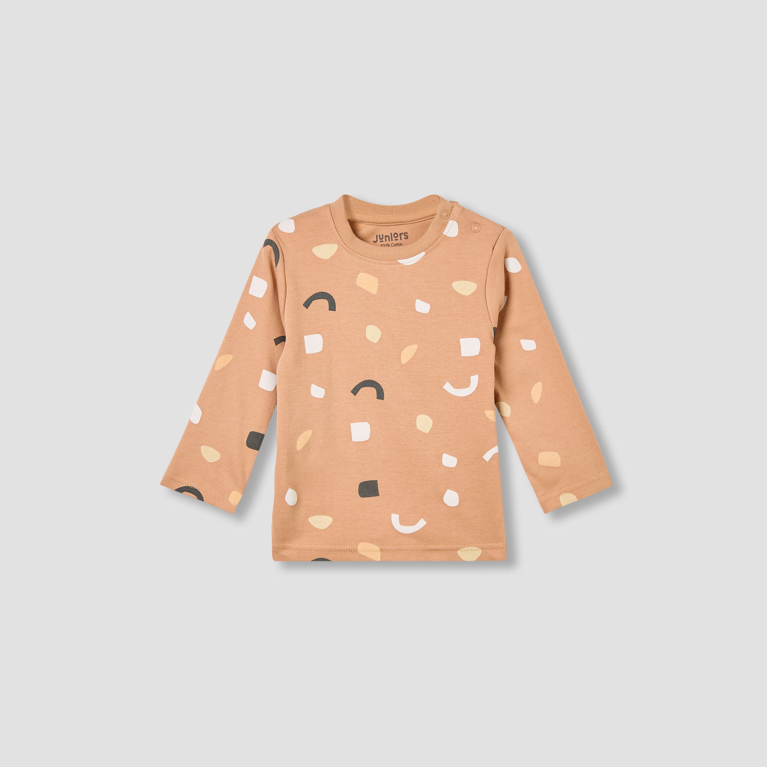 Juniors Bunny Print T-shirt and Pyjama Set-baby-girls-clothing-nightwear-pyjamasets-image-3
