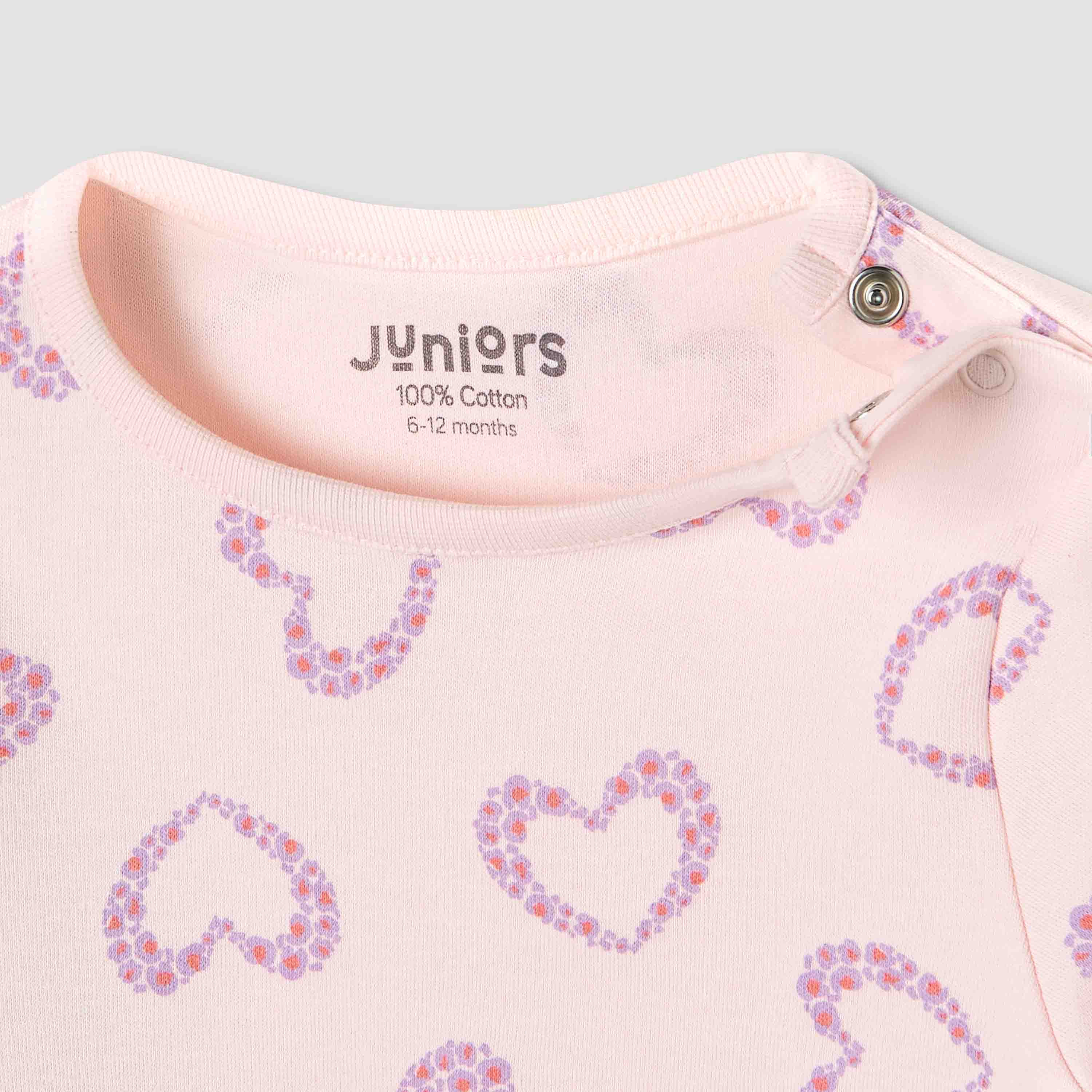 Juniors Animal Print T-shirt and Pyjama Set-baby-girls-clothing-nightwear-pyjamasets-image-4