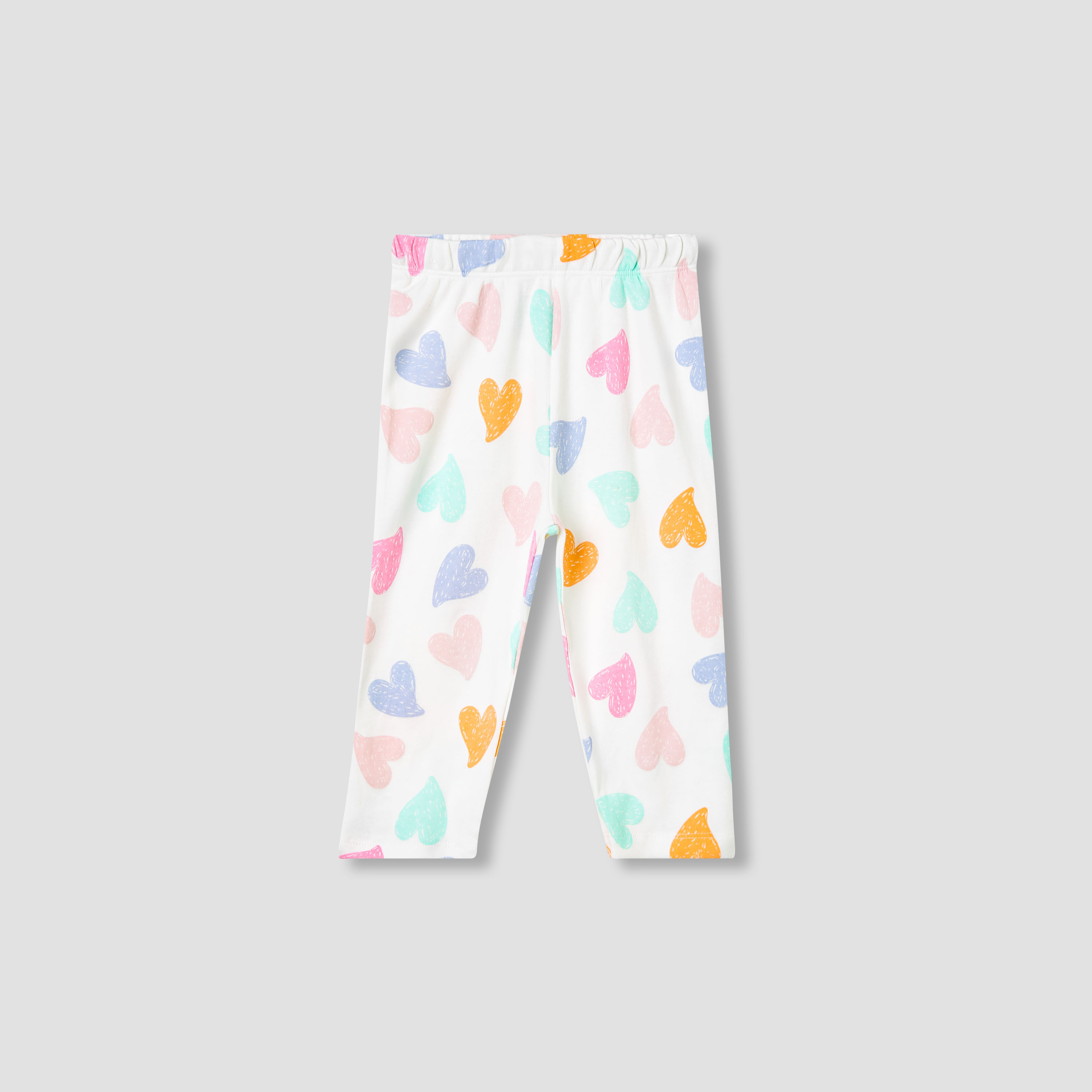 Juniors Bunny Print T-shirt and Pyjama Set-baby-girls-clothing-nightwear-pyjamasets-image-3
