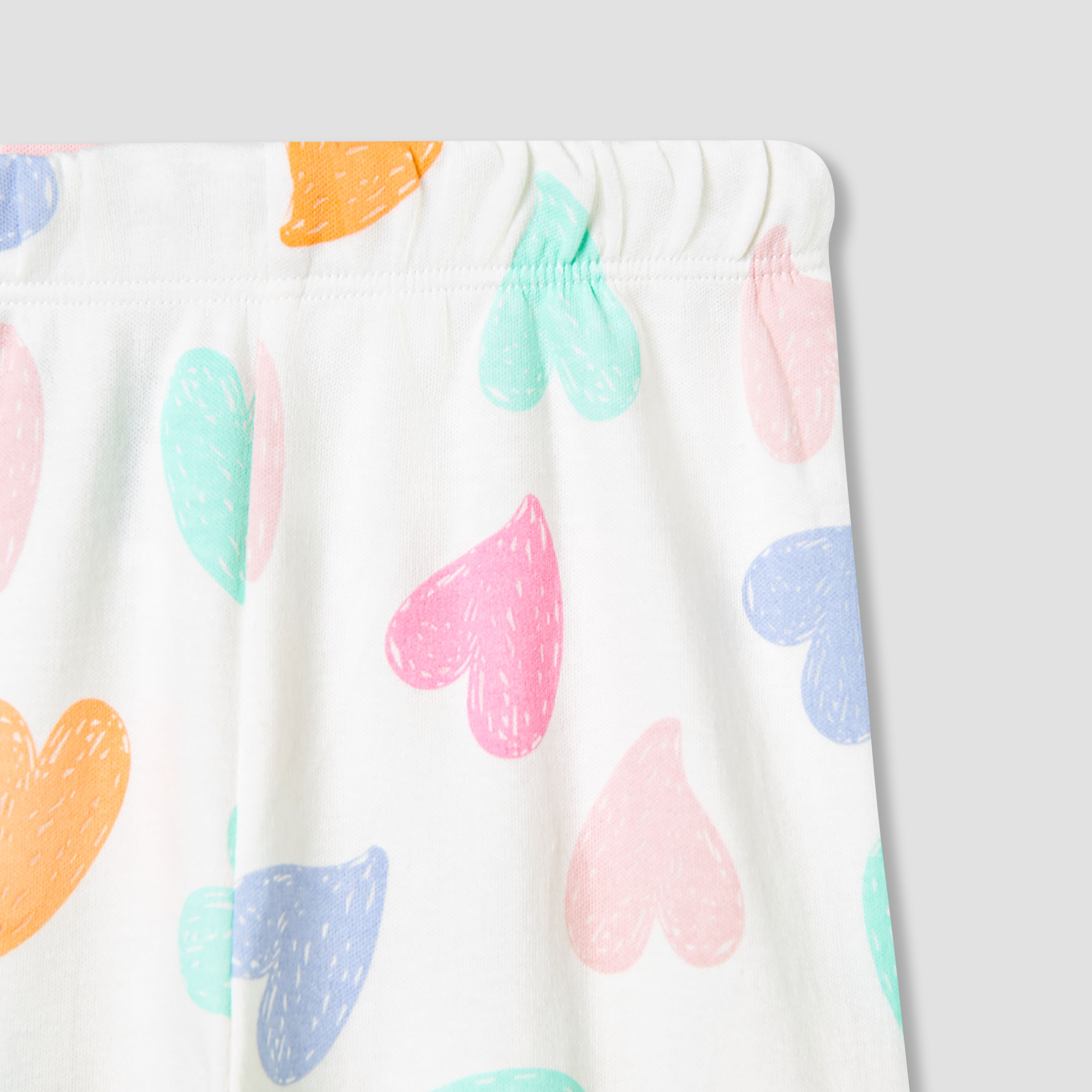 Juniors Bunny Print T-shirt and Pyjama Set-baby-girls-clothing-nightwear-pyjamasets-image-5