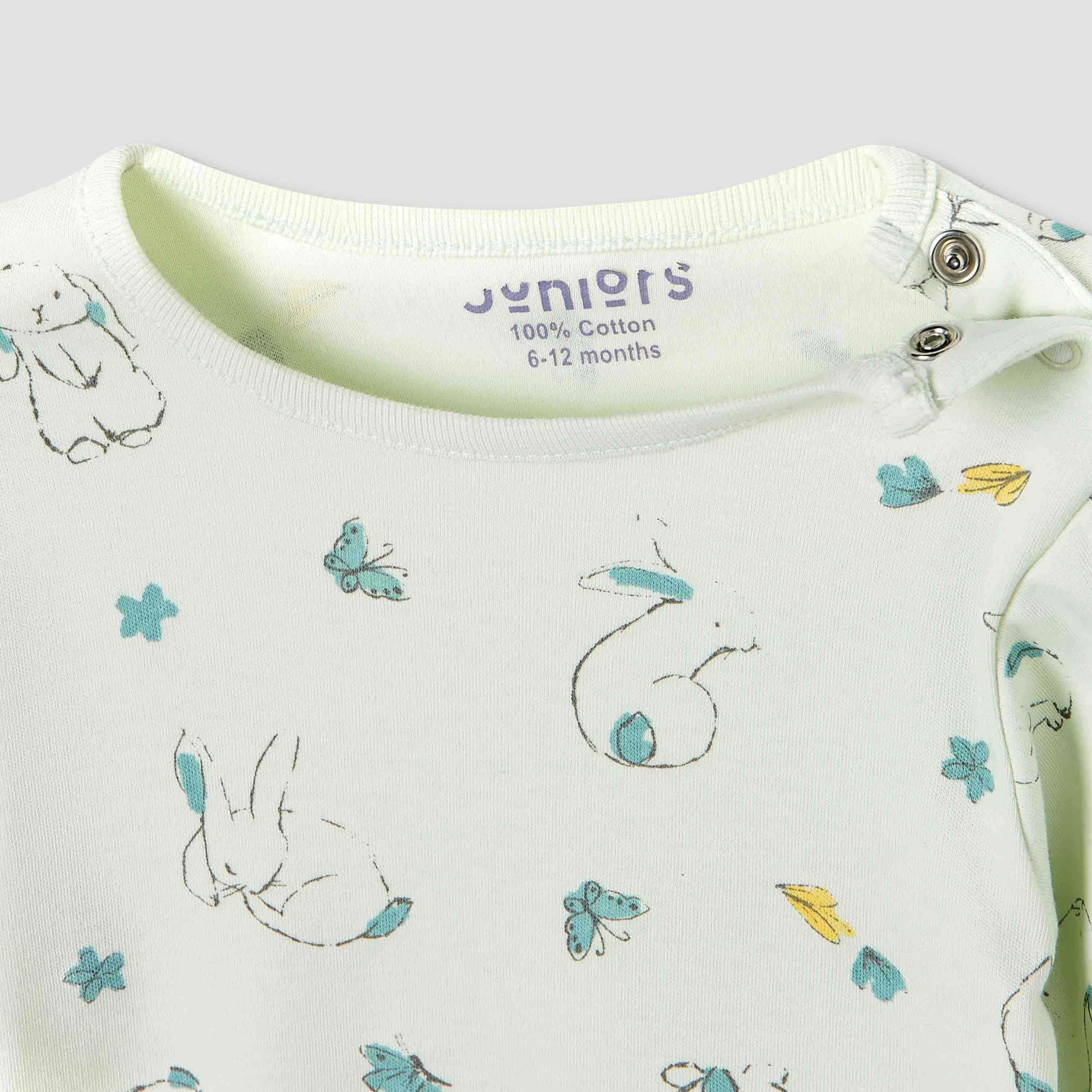 Juniors Pyjama Set with Bear Print - Cotton - Long Sleeves - Crew Neck-baby-boys-clothing-nightwear-pyjamasets-image-5