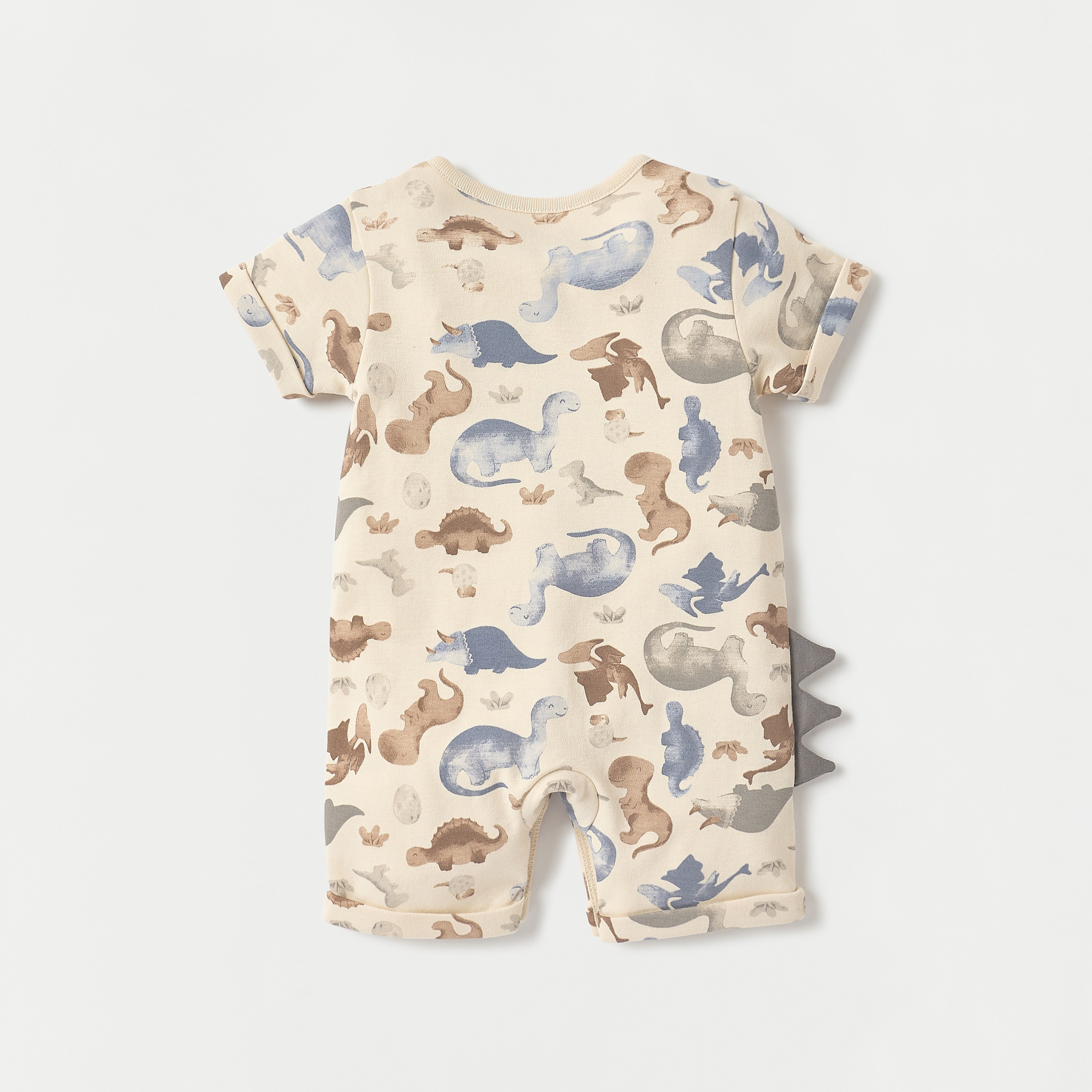 Juniors All-Over Dinosaur Print Romper-baby-boys-clothing-rompers-image-2
