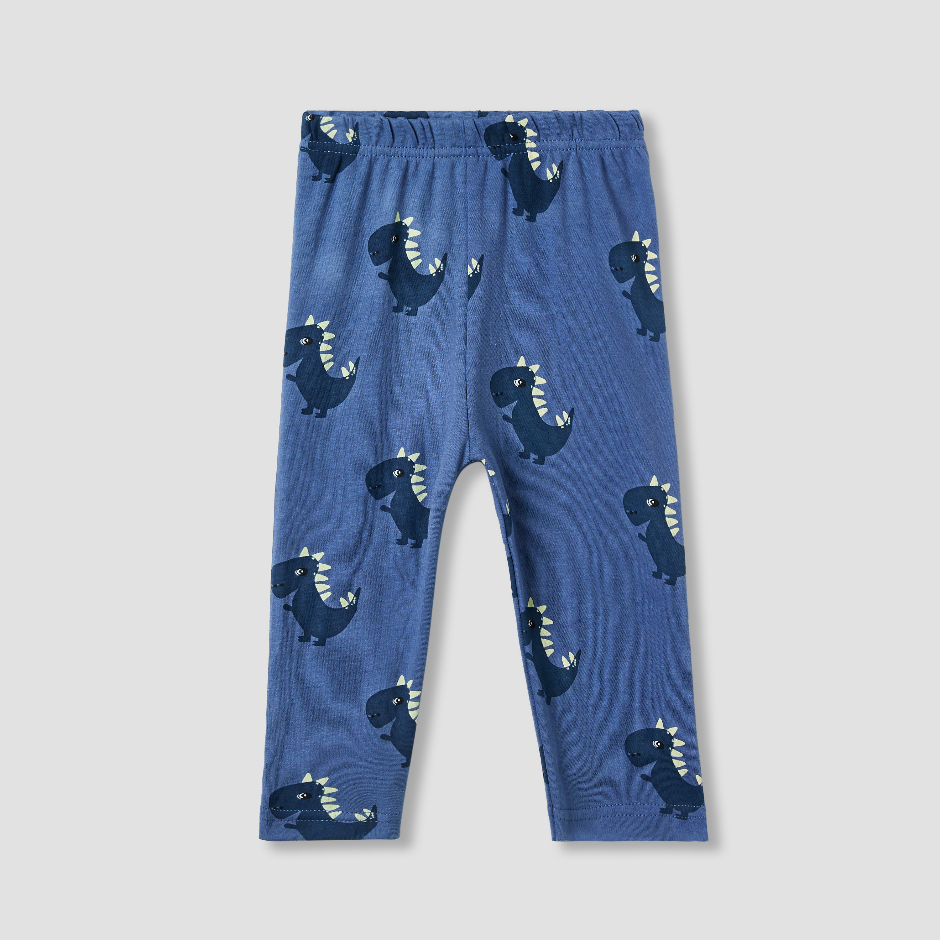 Juniors Dinosaur Print T-shirt and Pyjama Set-baby-boys-clothing-nightwear-pyjamasets-image-3