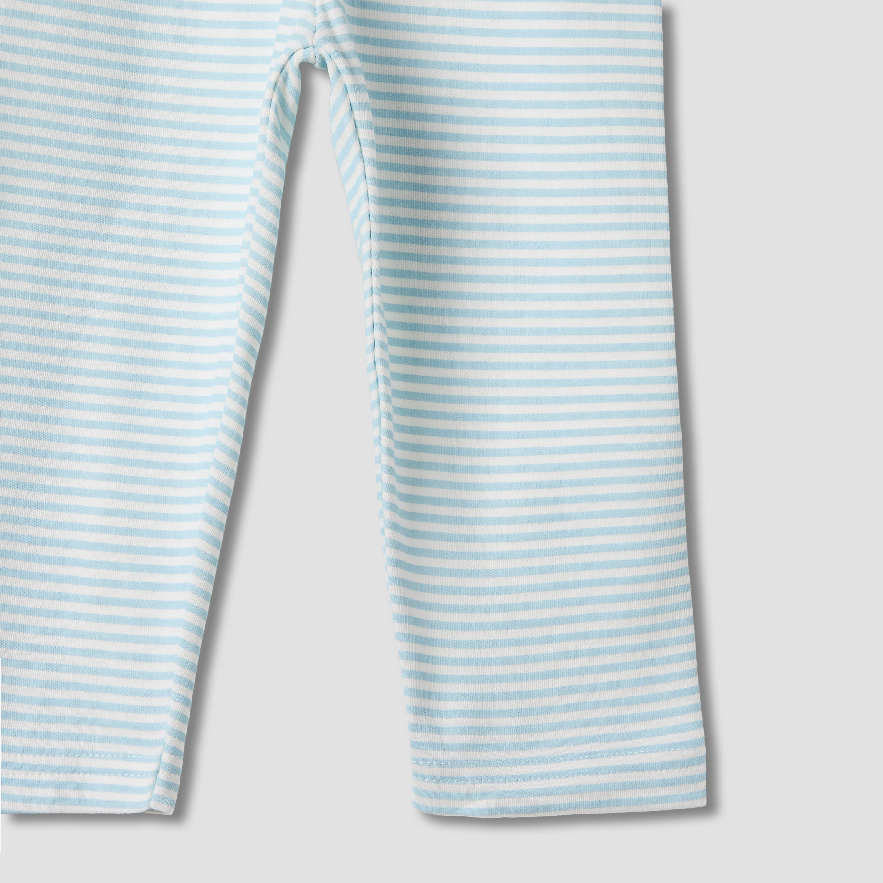 Juniors Striped Long Sleeve T-shirt and Pyjama Set-baby-boys-clothing-nightwear-pyjamasets-image-8