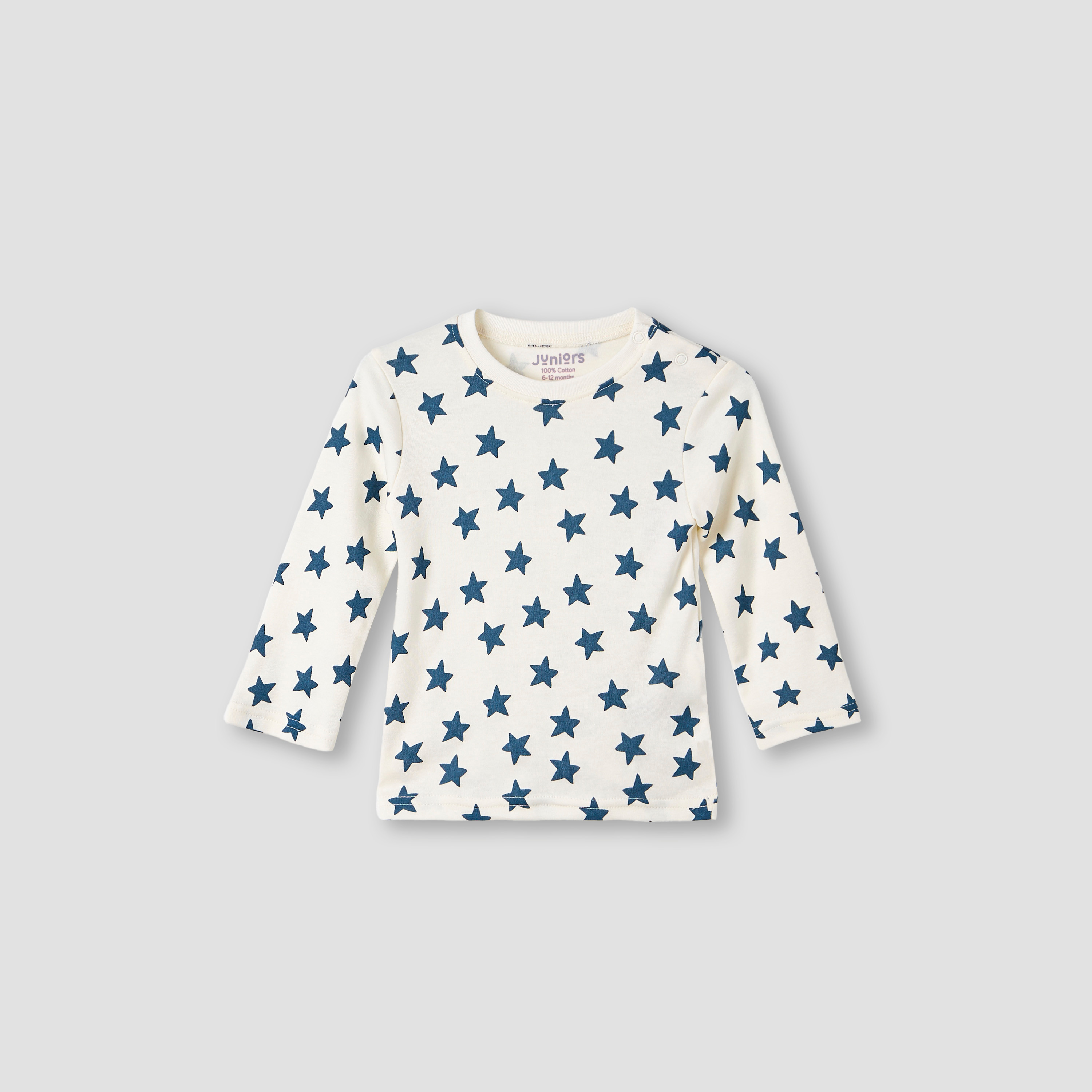 Juniors Star Print T-shirt and Pyjama Set-baby-boys-clothing-nightwear-pyjamasets-image-3