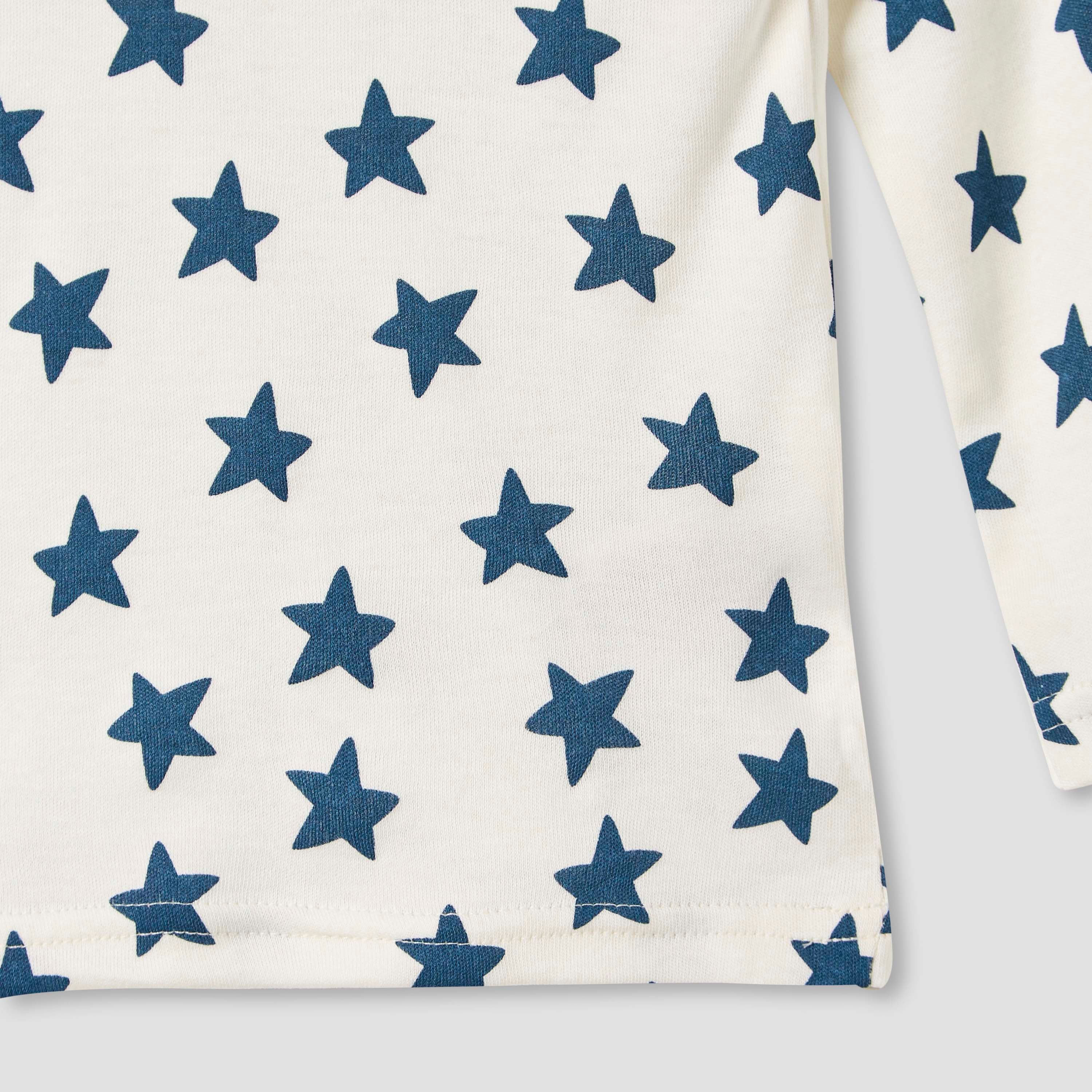 Juniors Star Print T-shirt and Pyjama Set-baby-boys-clothing-nightwear-pyjamasets-image-6