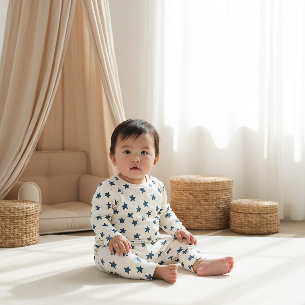Juniors Star Print T-shirt and Pyjama Set-baby-boys-clothing-nightwear-pyjamasets-image-9