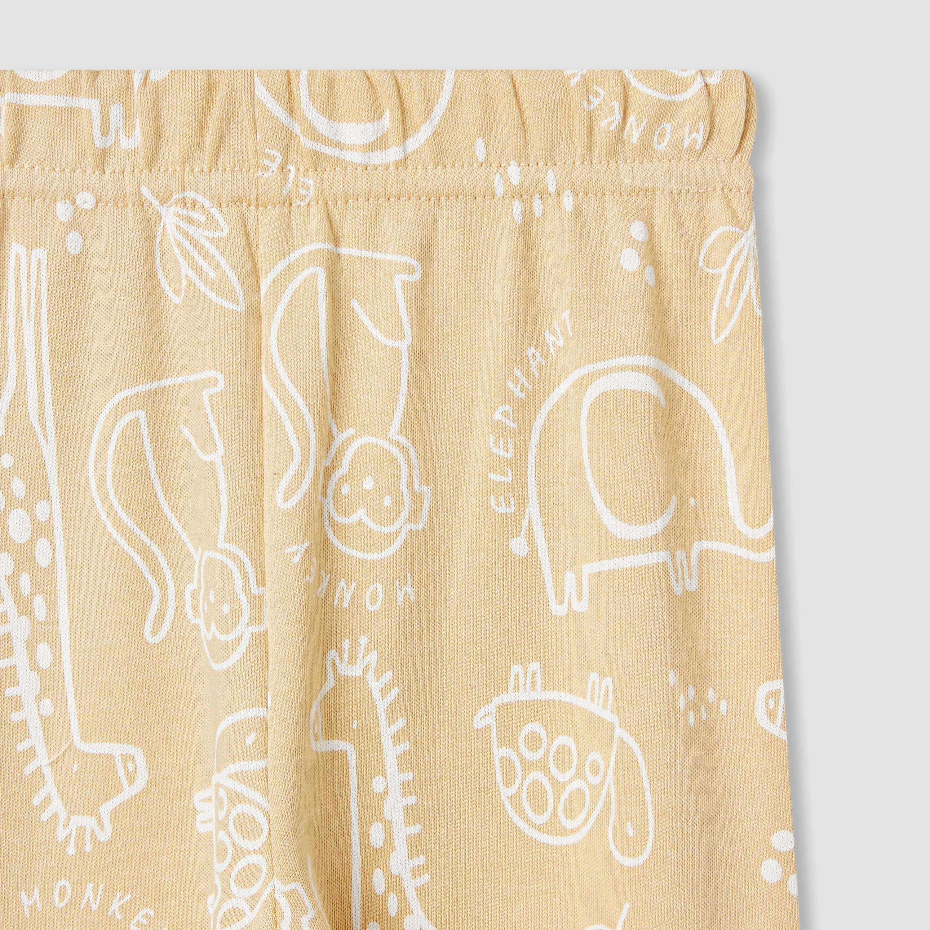 Juniors Lion Print Long Sleeve T-shirt and Pyjama Set-baby-boys-clothing-nightwear-pyjamasets-image-7