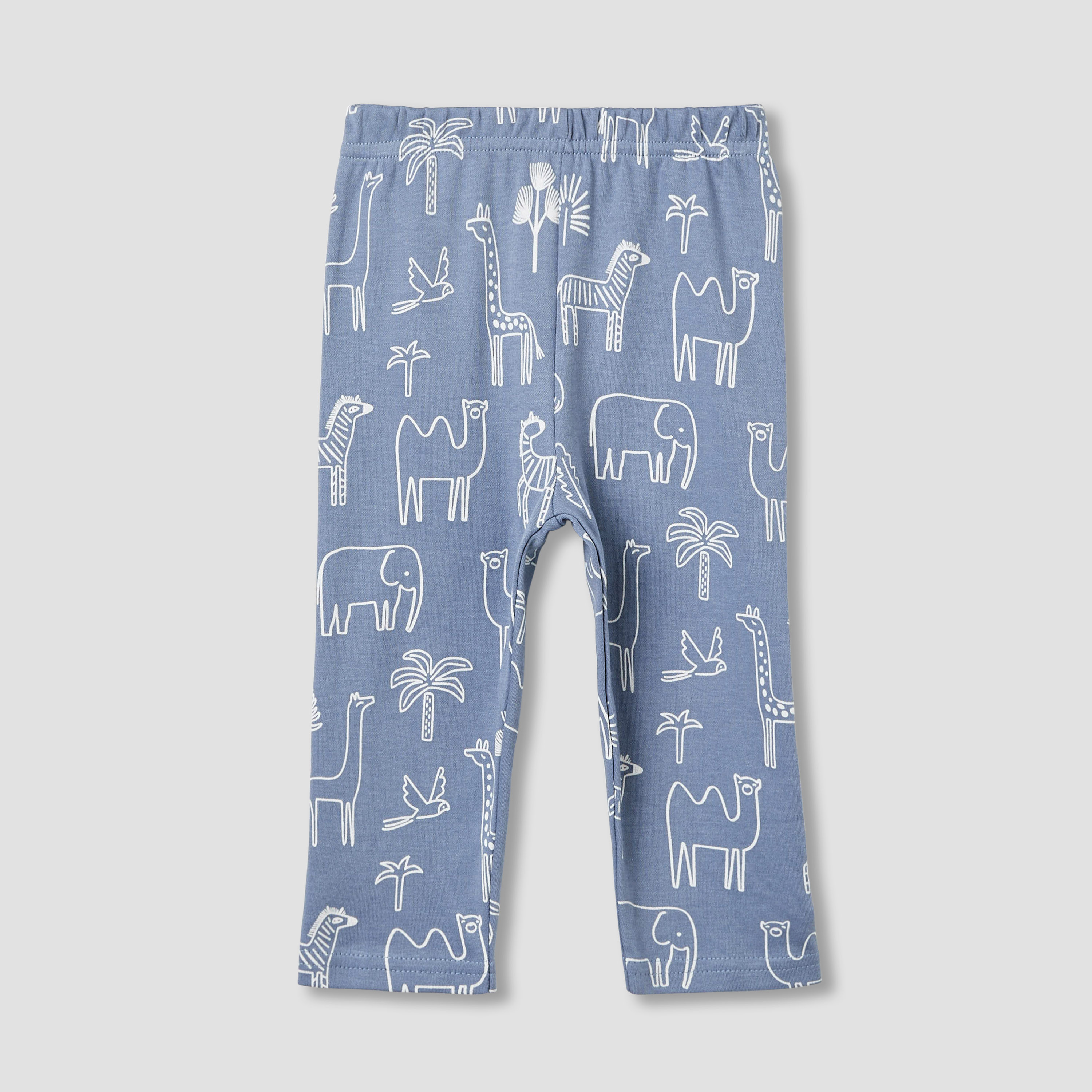 Juniors Pyjama Set with Bear Print - Cotton - Long Sleeves - Collar-baby-boys-clothing-nightwear-pyjamasets-image-4