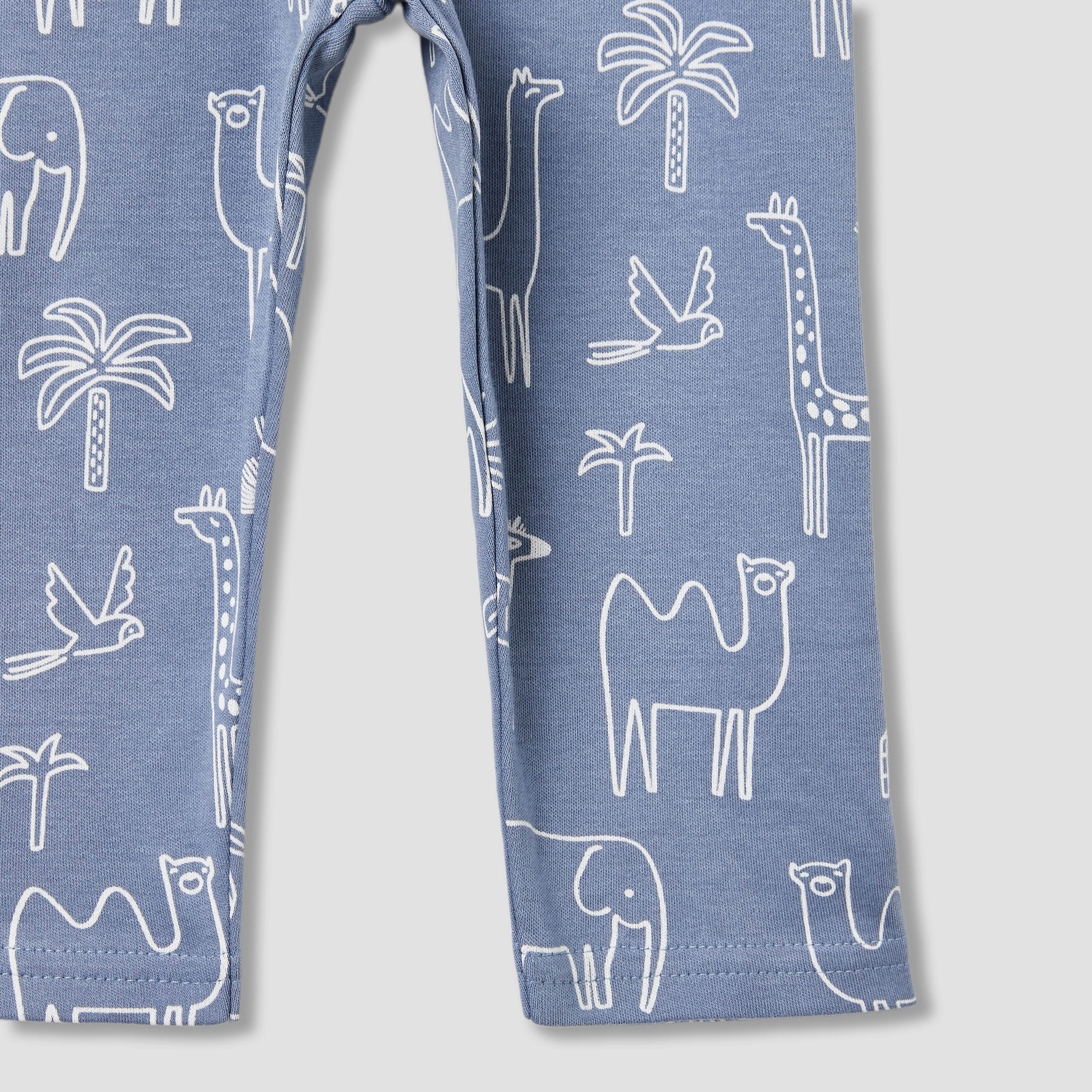 Juniors Pyjama Set with Bear Print - Cotton - Long Sleeves - Collar-baby-boys-clothing-nightwear-pyjamasets-image-8