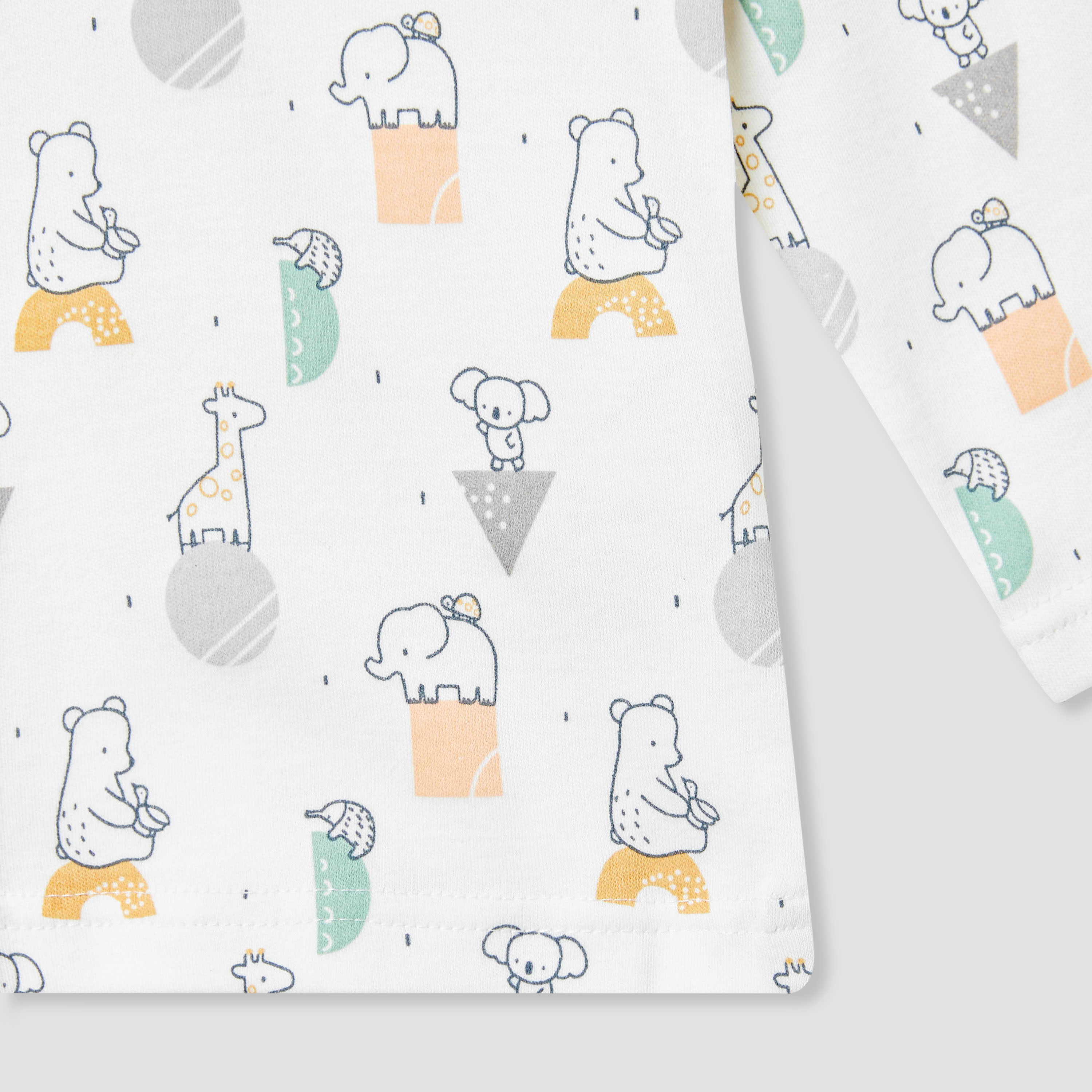 Juniors All-Over Animal Print T-shirt and Pyjama Set-baby-boys-clothing-nightwear-pyjamasets-image-6