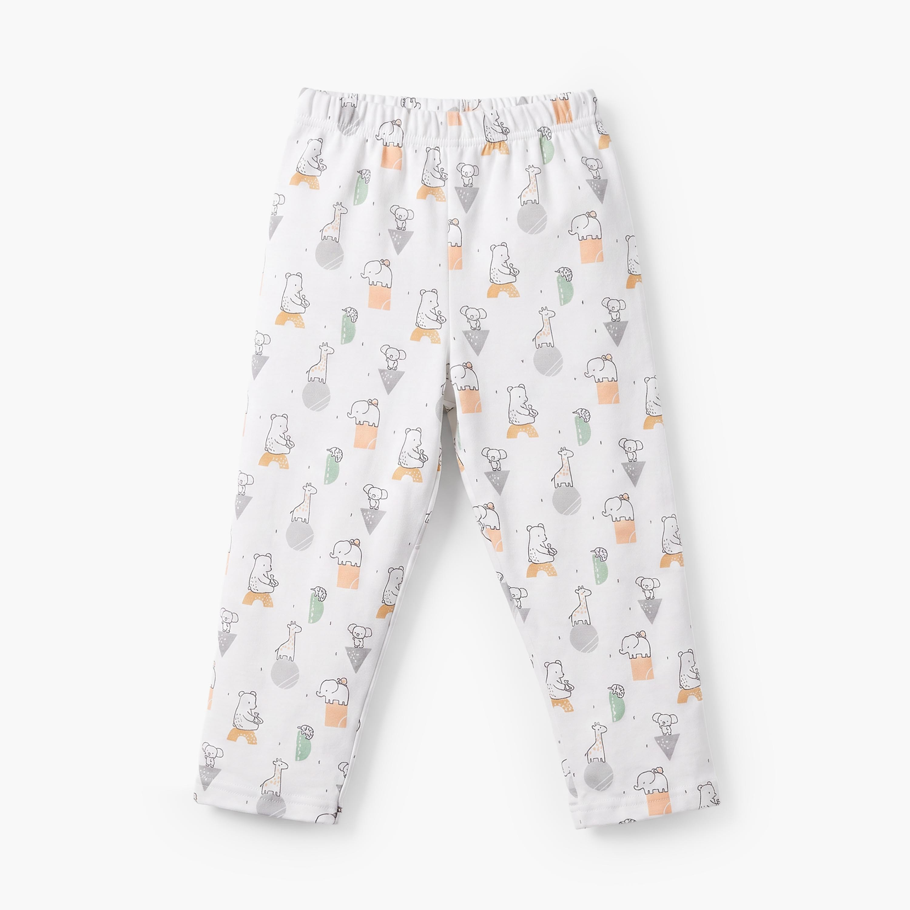 Juniors All-Over Animal Print T-shirt and Pyjama Set-baby-boys-clothing-nightwear-pyjamasets-image-4