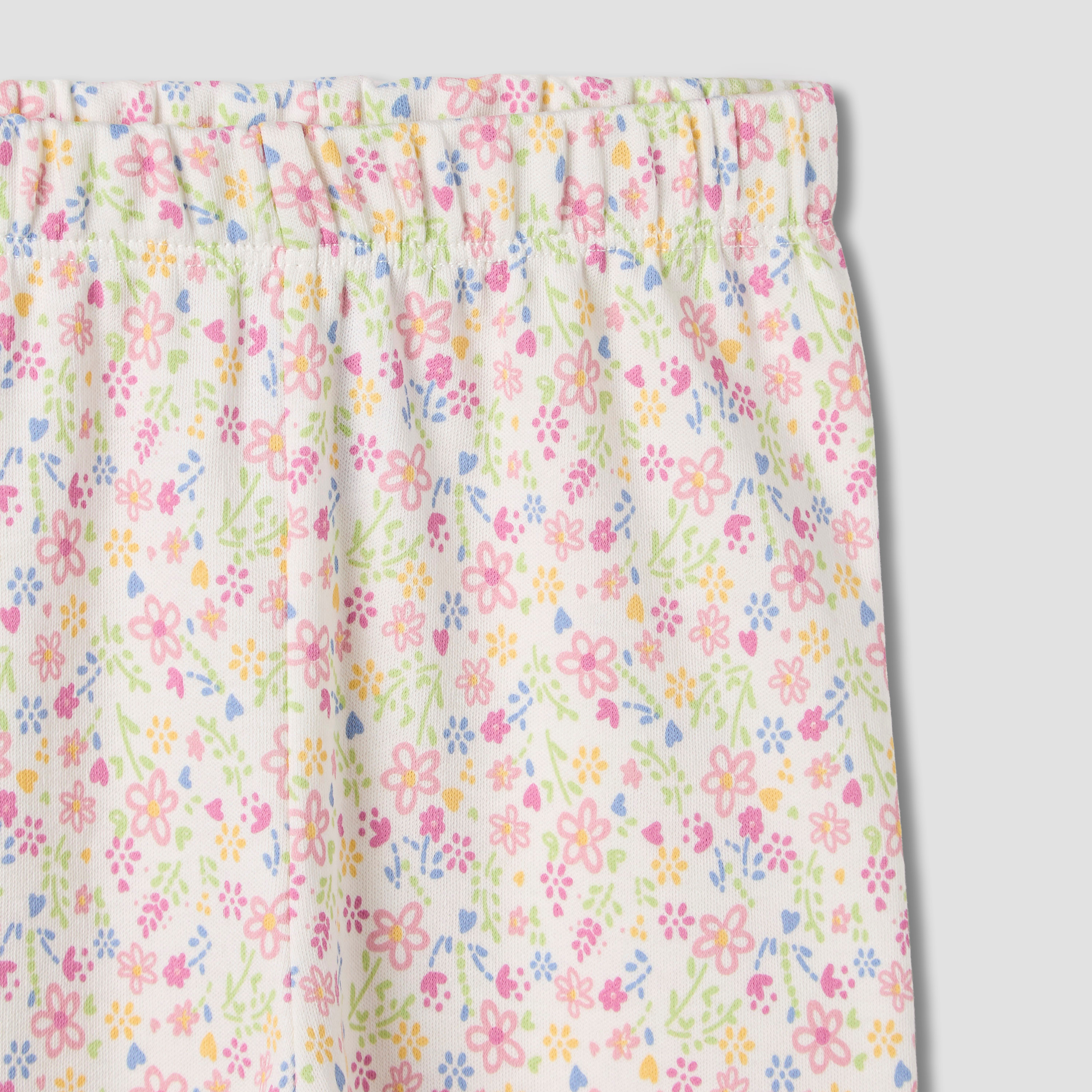 Juniors Floral Print T-shirt and Pyjama Set-baby-girls-clothing-nightwear-pyjamasets-image-6