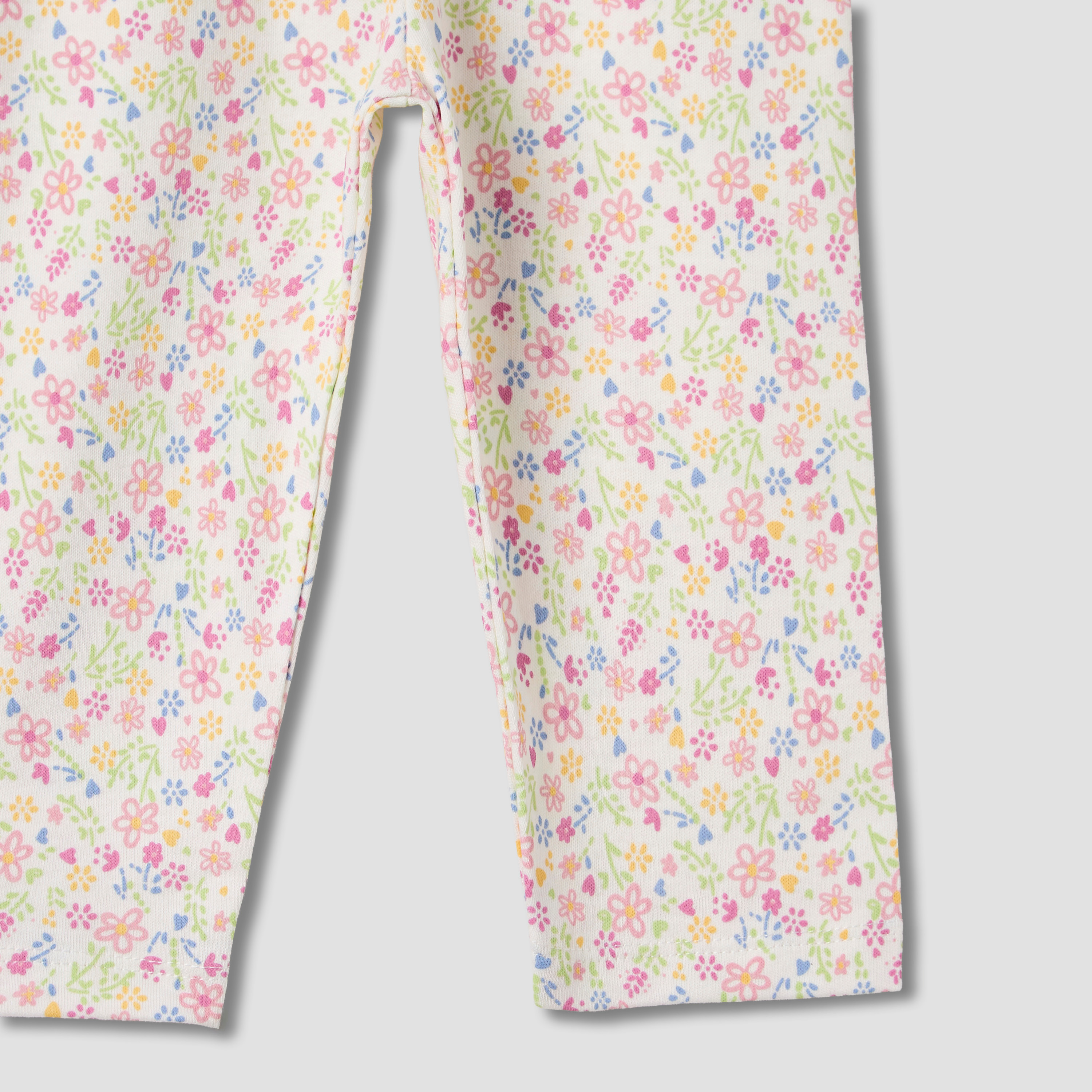 Juniors Floral Print T-shirt and Pyjama Set-baby-girls-clothing-nightwear-pyjamasets-image-7