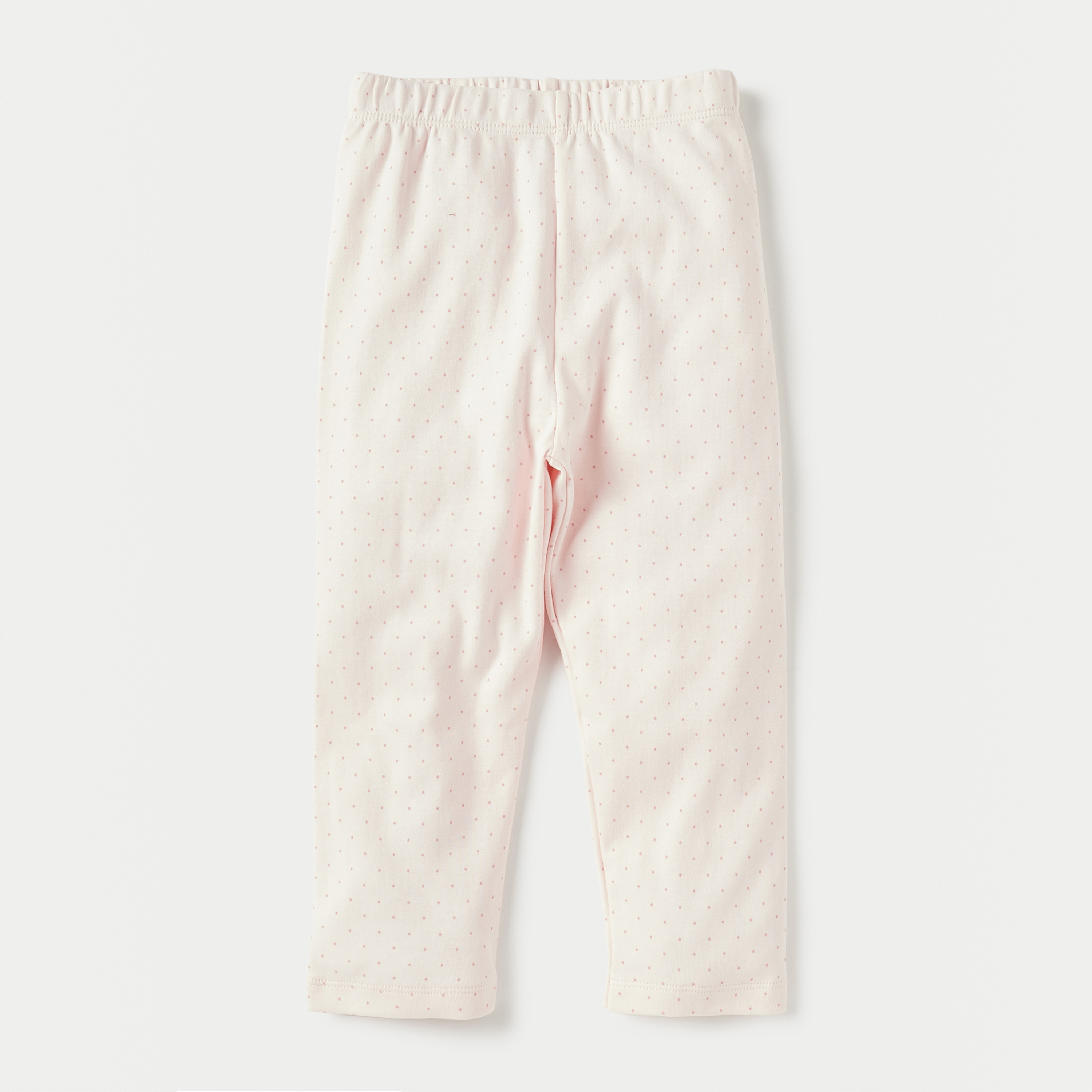 طقم بنطلون بيجاما وتيشيرت قطن بطبعات منقطة من جونيورز-baby-girls-clothing-nightwear-pyjamasets-image-3