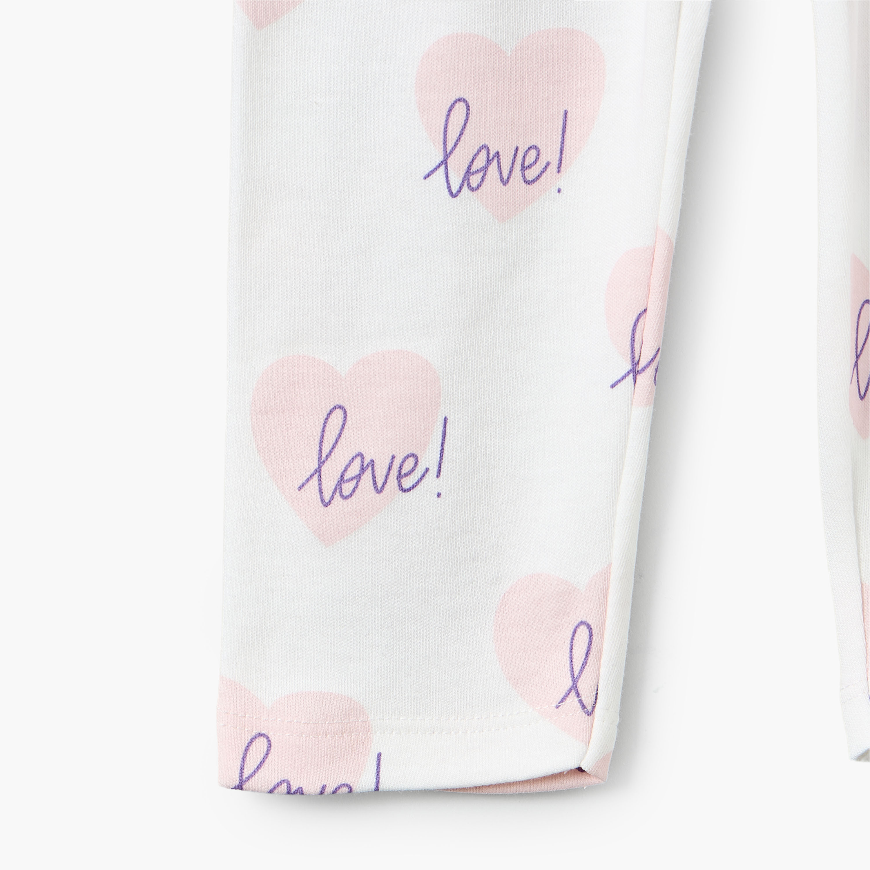 طقم تيشيرت بطبعات وبنطلون بيجاما من جونيورز-baby-girls-clothing-nightwear-pyjamasets-image-9