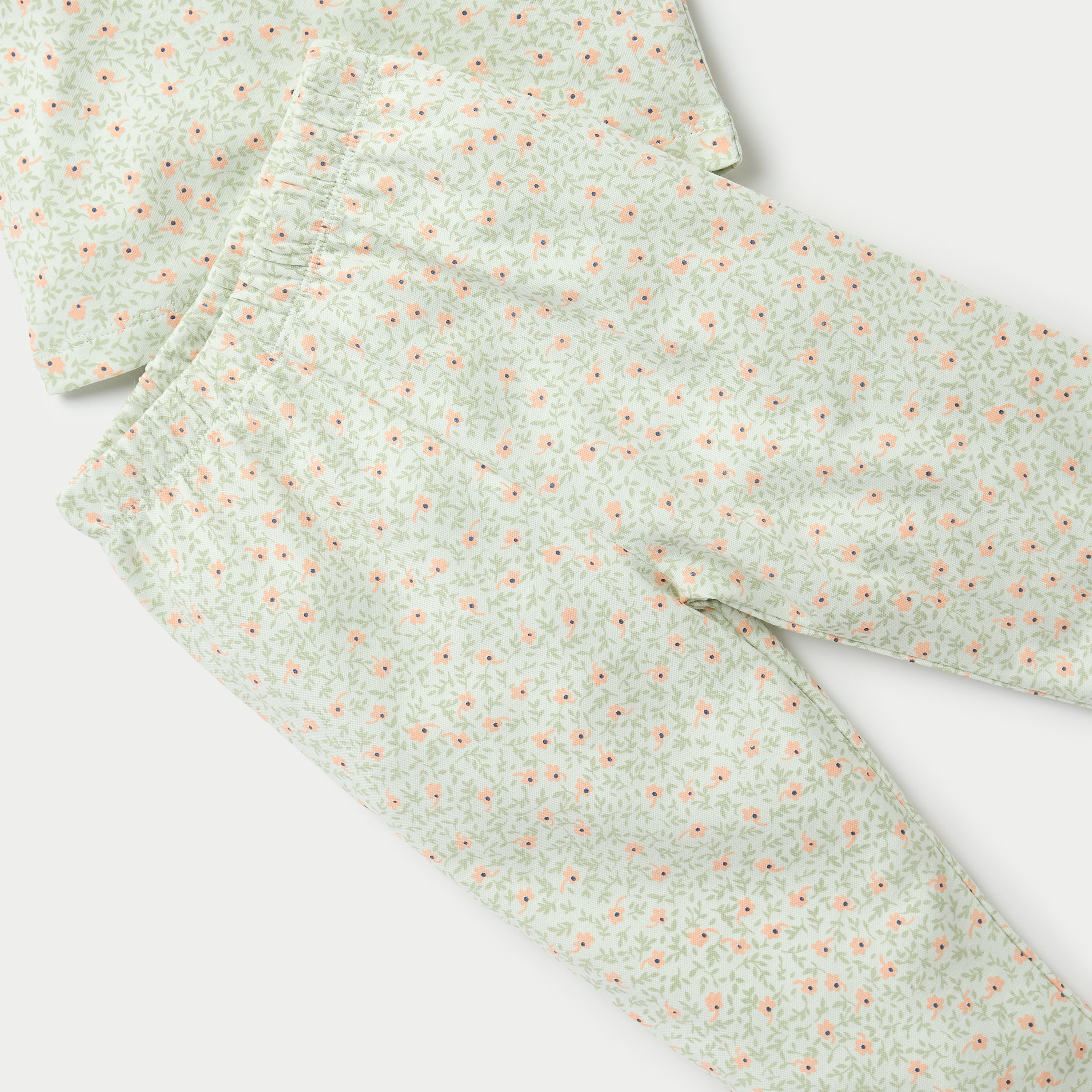 Juniors All-Over Floral Print T-shirt and Pyjama Set-cpbaby-clothing-girls-nightwear-pyjamasets-image-5