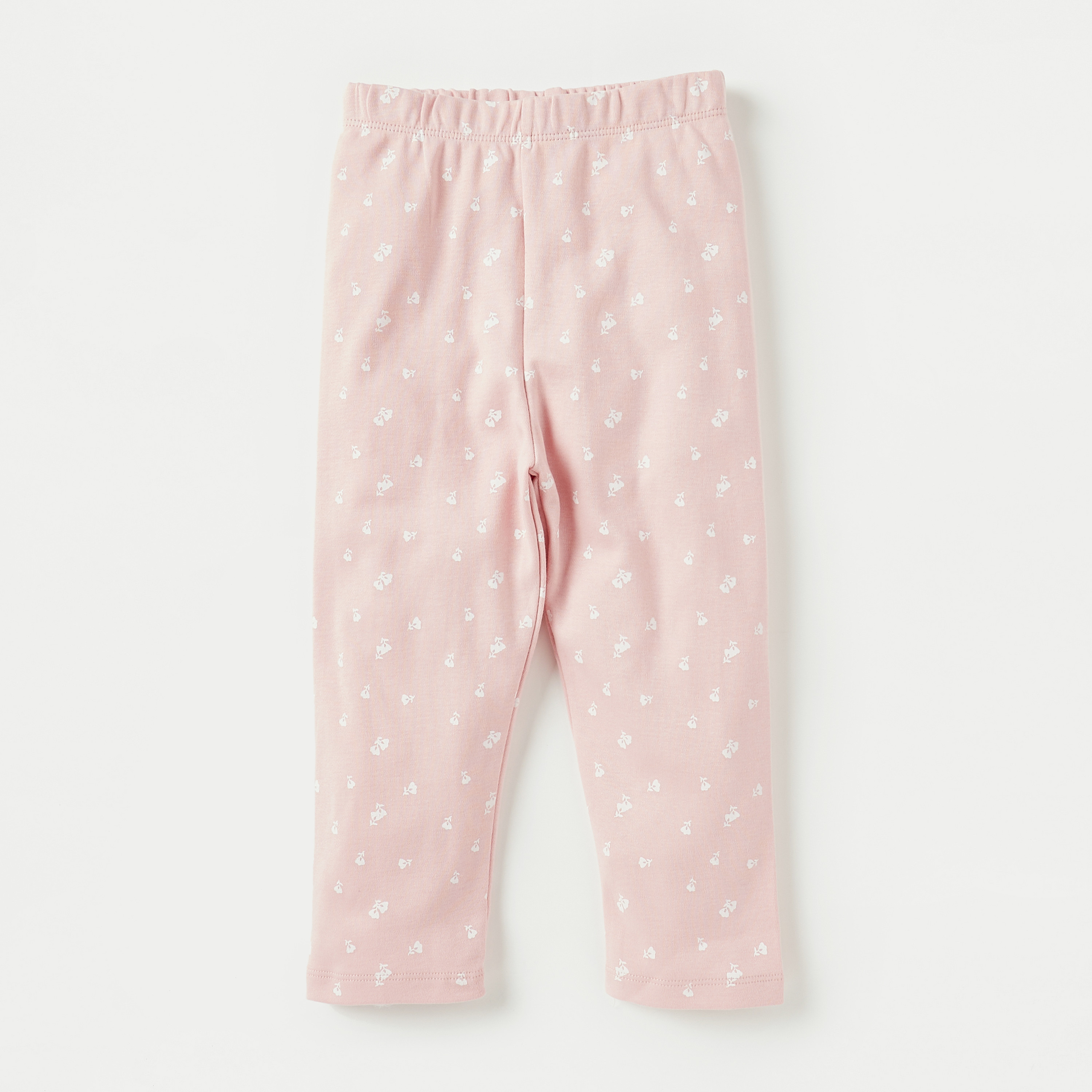 Juniors All-Over Floral Print T-shirt and Pyjama Set-baby-girls-clothing-nightwear-pyjamasets-image-3