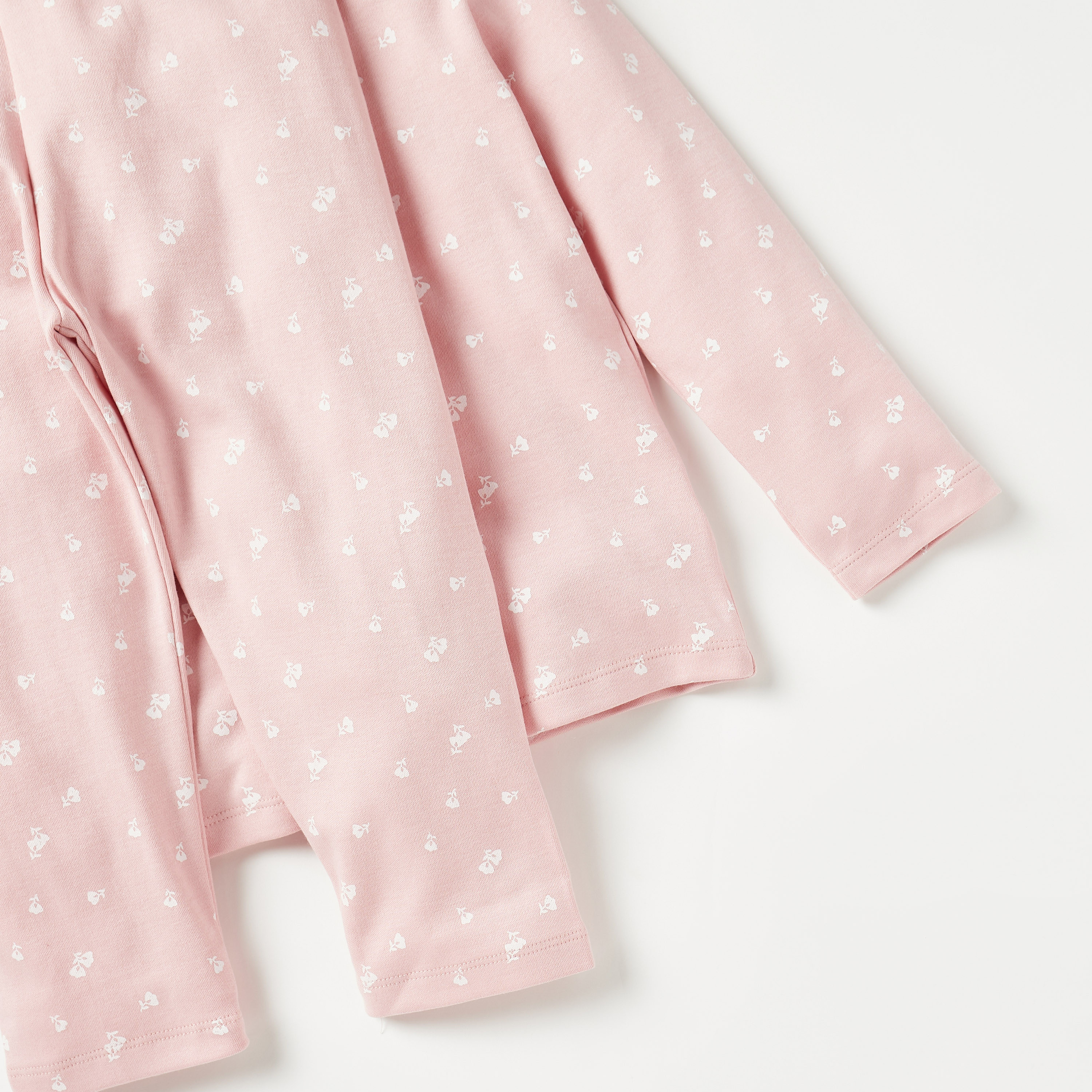 Juniors All-Over Floral Print T-shirt and Pyjama Set-baby-girls-clothing-nightwear-pyjamasets-image-5
