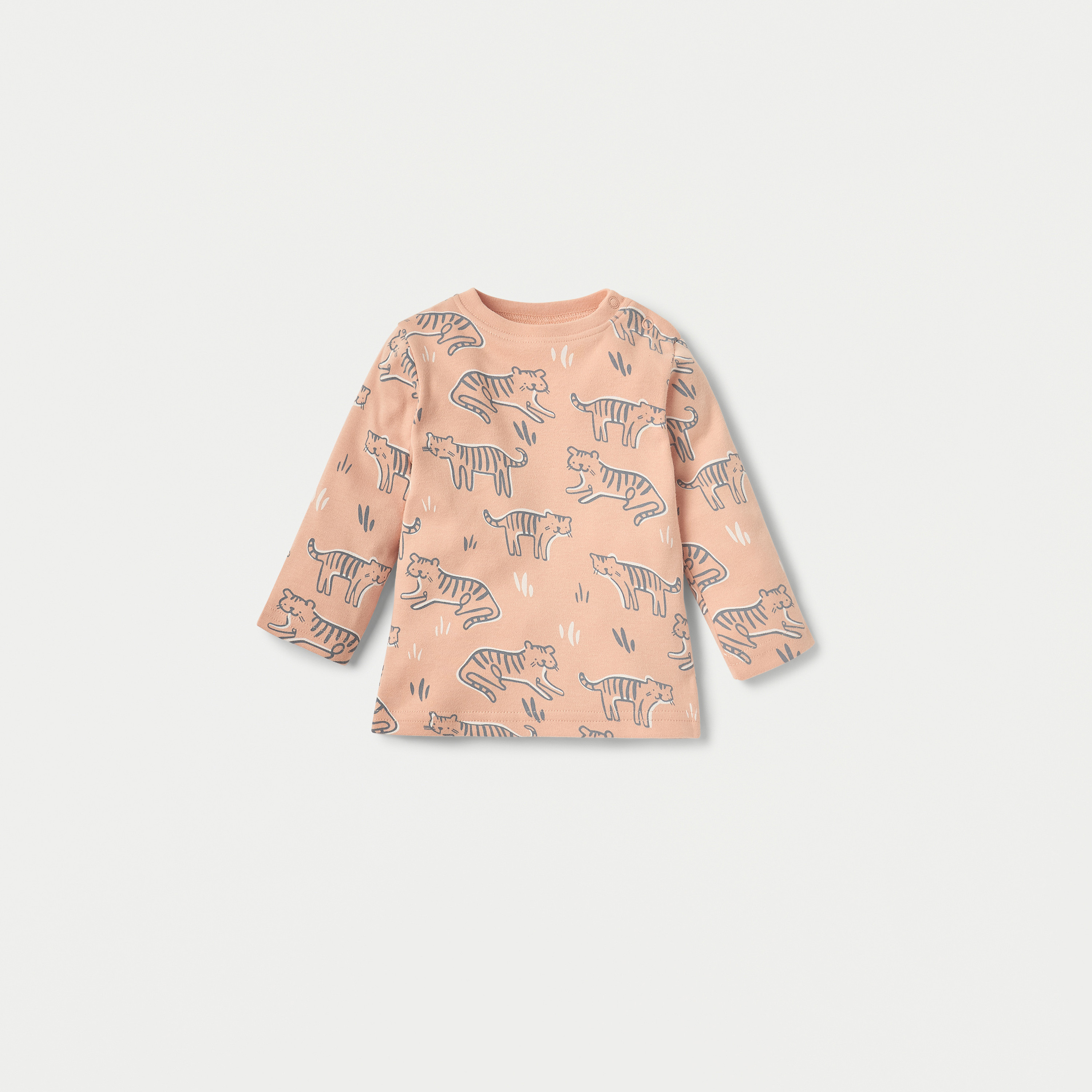 طقم بنطلون بيجاما وتيشيرت بأكمام طويلة وطبعات من جونيورز-baby-girls-clothing-nightwear-pyjamasets-image-2
