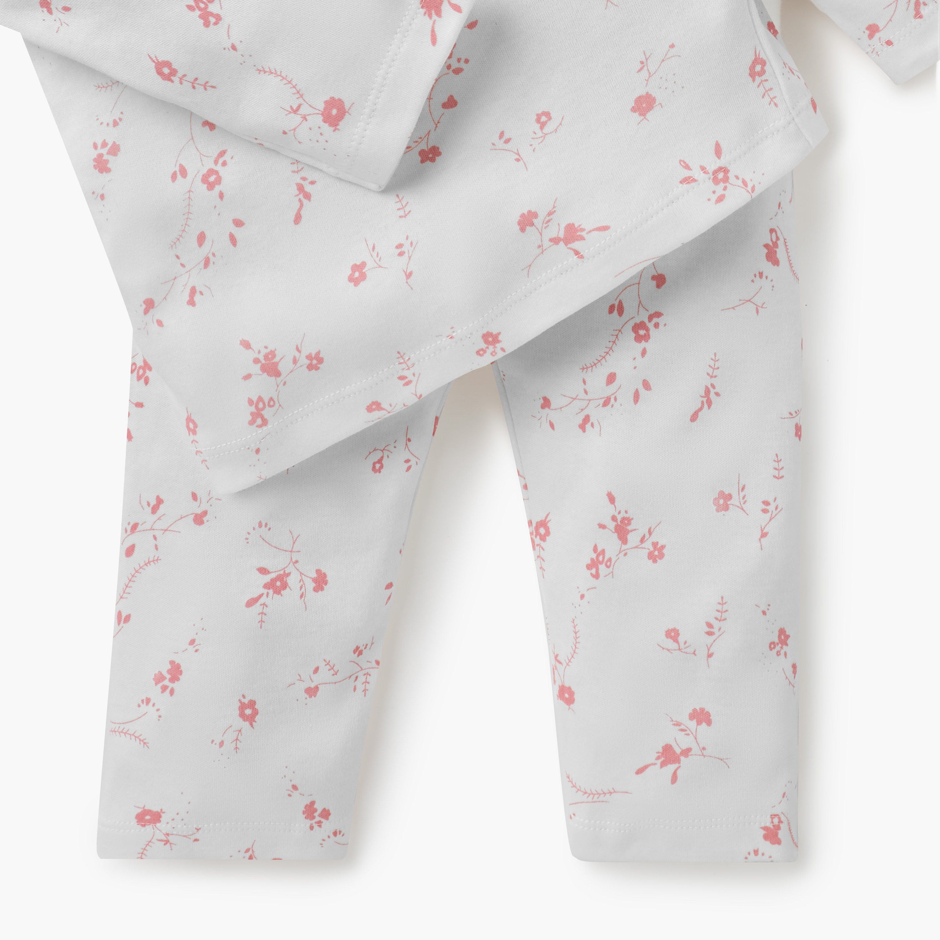 Juniors All-Over Floral Print T-shirt and Pyjama Set-baby-girls-clothing-nightwear-pyjamasets-image-5