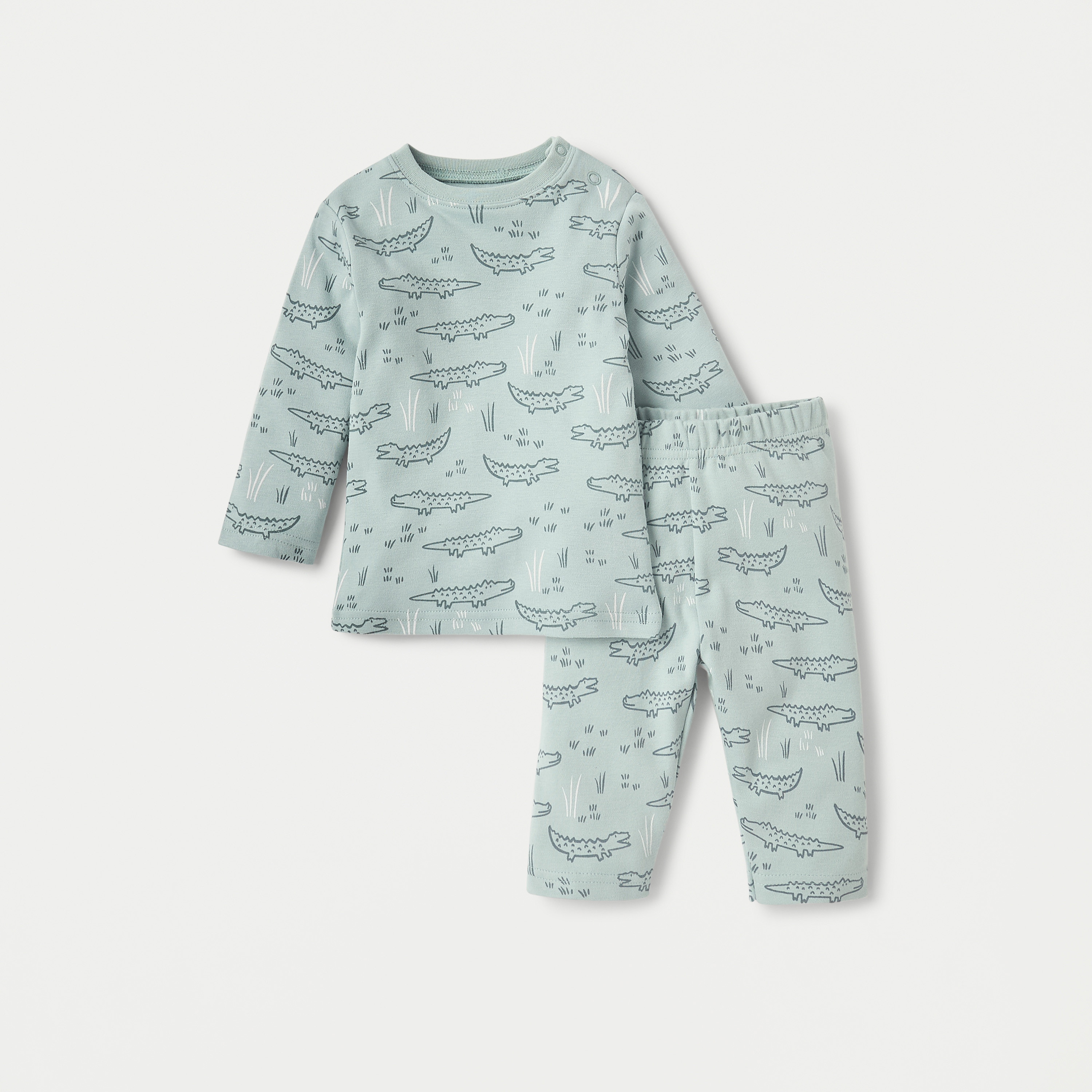 طقم بنطلون بيجاما وتيشيرت بأكمام طويلة وطبعات من جونيورز-baby-girls-clothing-nightwear-pyjamasets-image-5