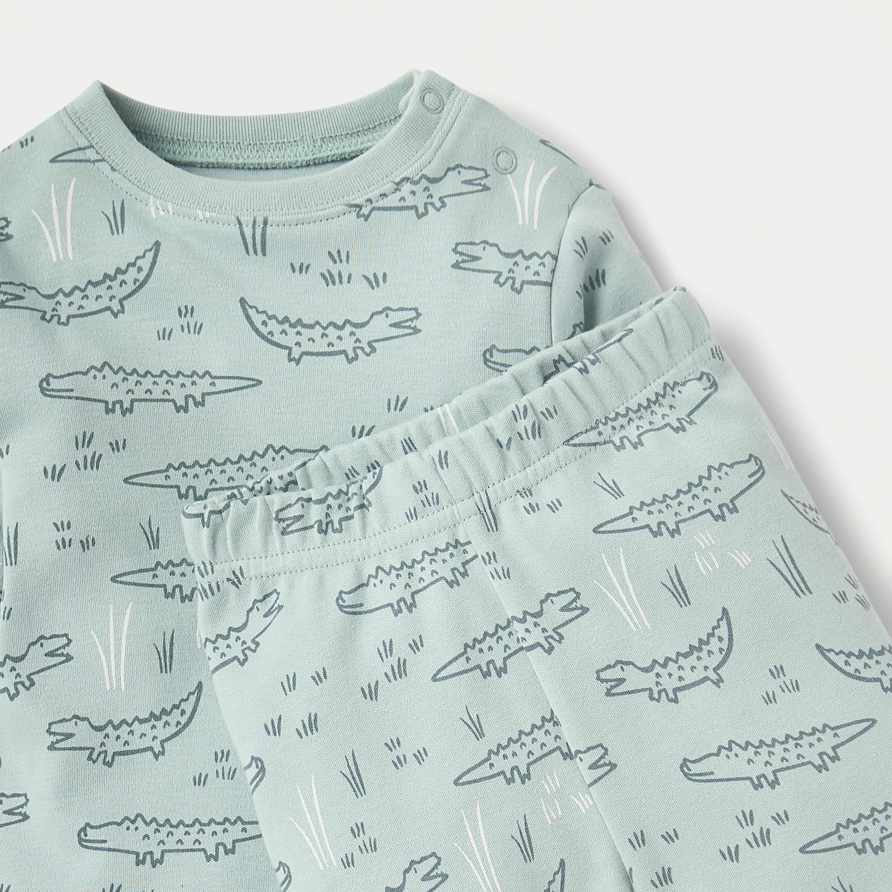 طقم بنطلون بيجاما وتيشيرت بأكمام طويلة وطبعات من جونيورز-baby-girls-clothing-nightwear-pyjamasets-image-2