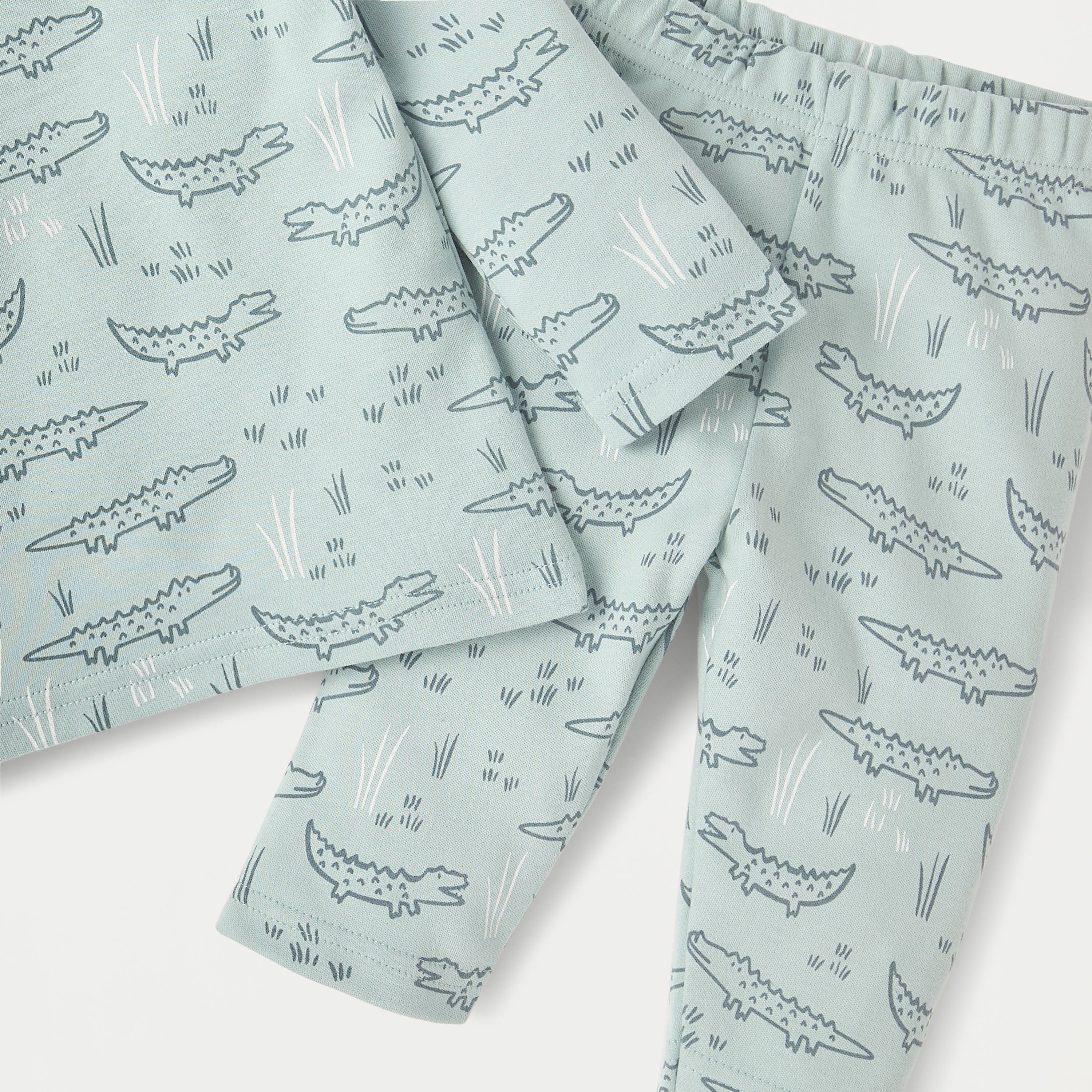 طقم بنطلون بيجاما وتيشيرت بأكمام طويلة وطبعات من جونيورز-baby-girls-clothing-nightwear-pyjamasets-image-1