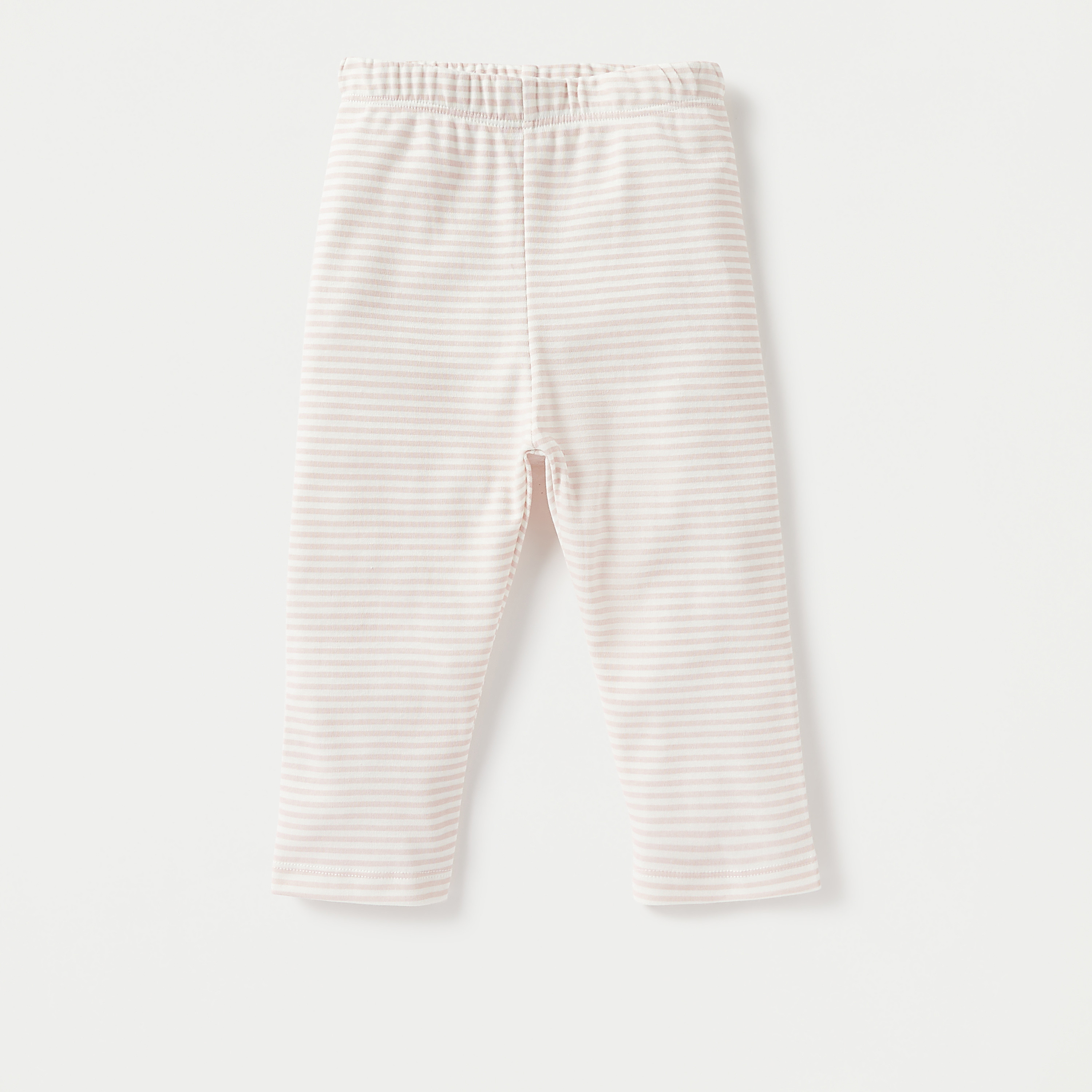 Juniors Striped Long Sleeves T-shirt and Pyjama Set-baby-girls-clothing-nightwear-pyjamasets-image-4