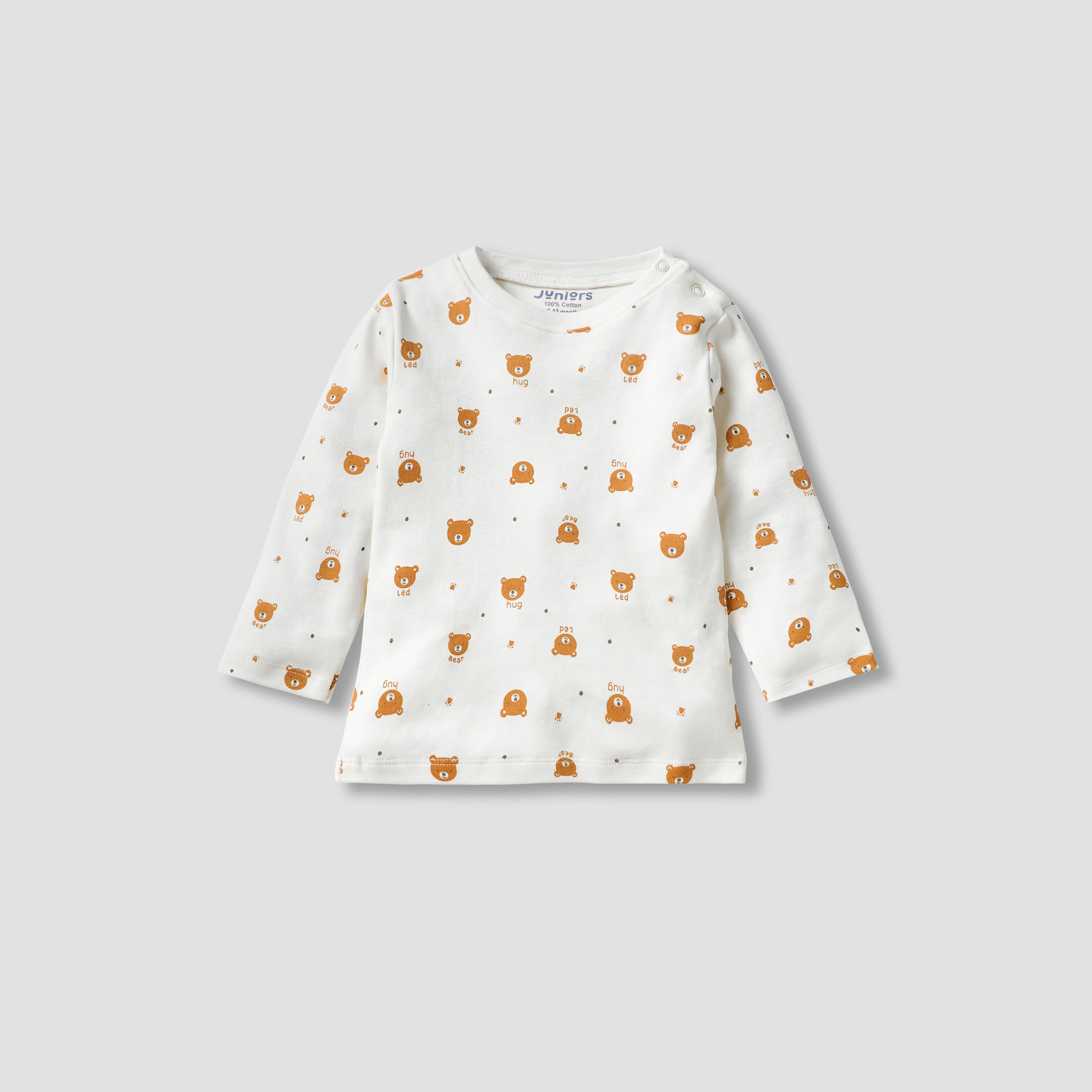 طقم بنطلون بيجاما وتيشيرت بأكمام طويلة وطبعات من جونيورز-baby-boys-clothing-nightwear-pyjamasets-image-2