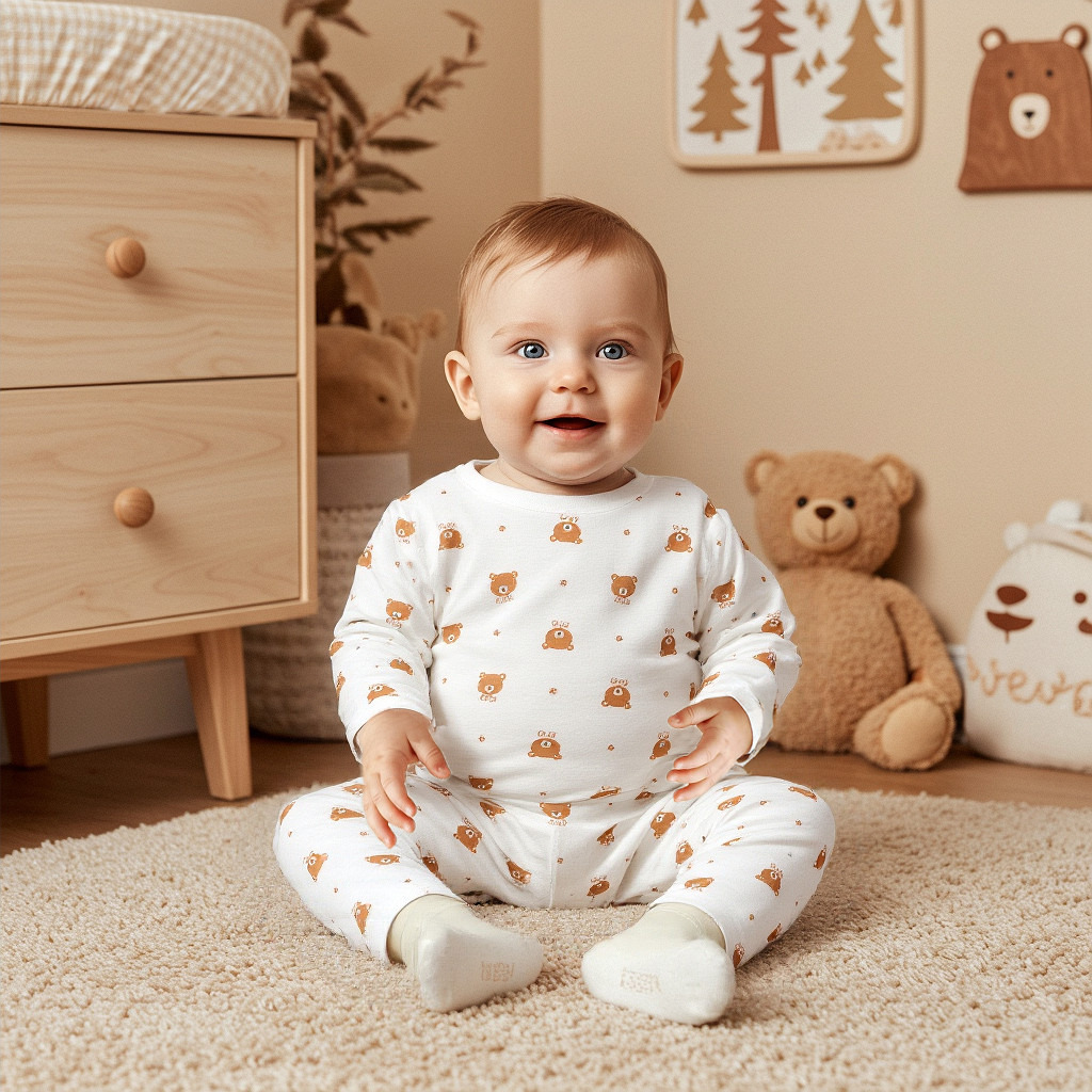 طقم بنطلون بيجاما وتيشيرت بأكمام طويلة وطبعات من جونيورز-baby-boys-clothing-nightwear-pyjamasets-image-6