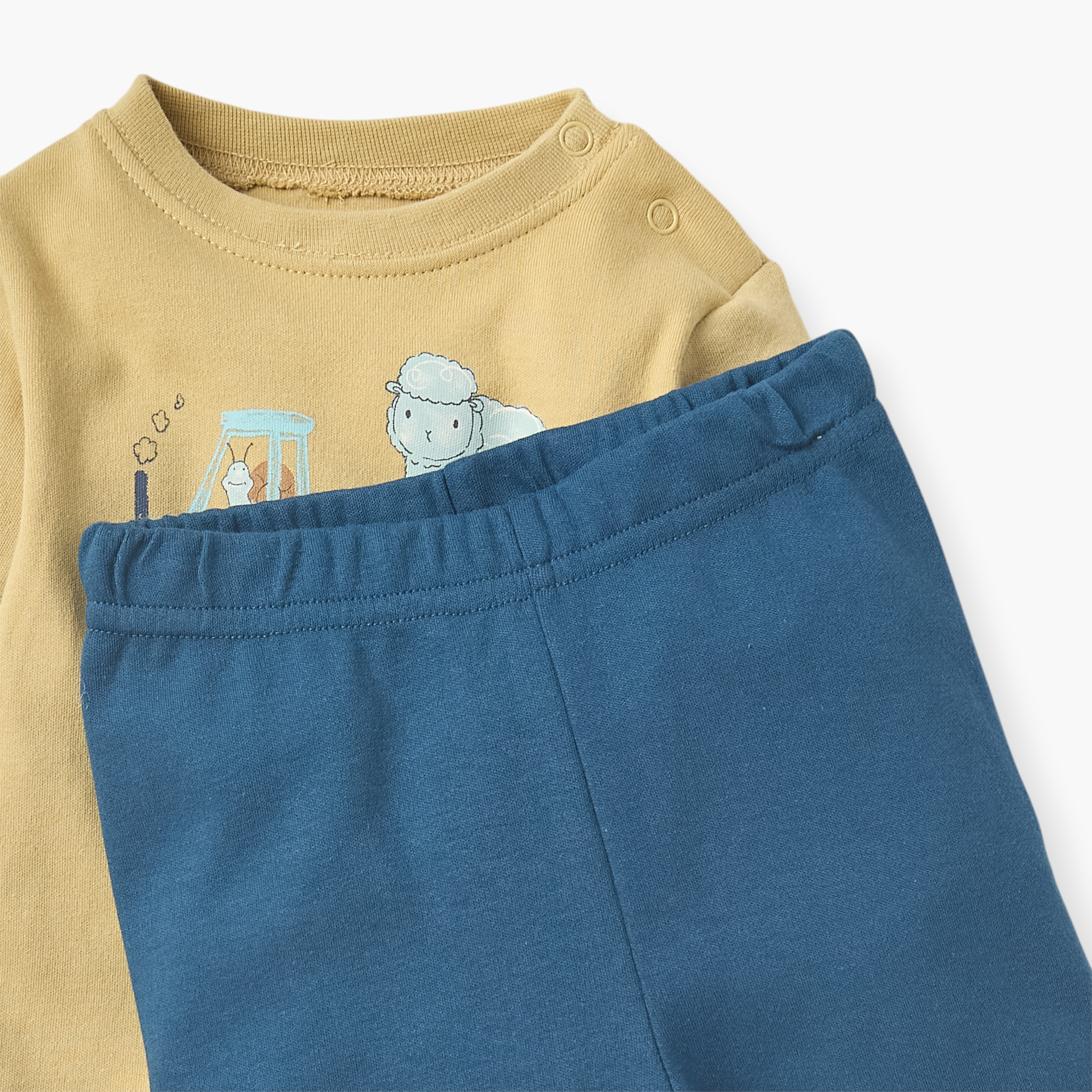 Juniors Graphic Print T-shirt and Pyjama Set-baby-boys-clothing-nightwear-pyjamasets-image-5
