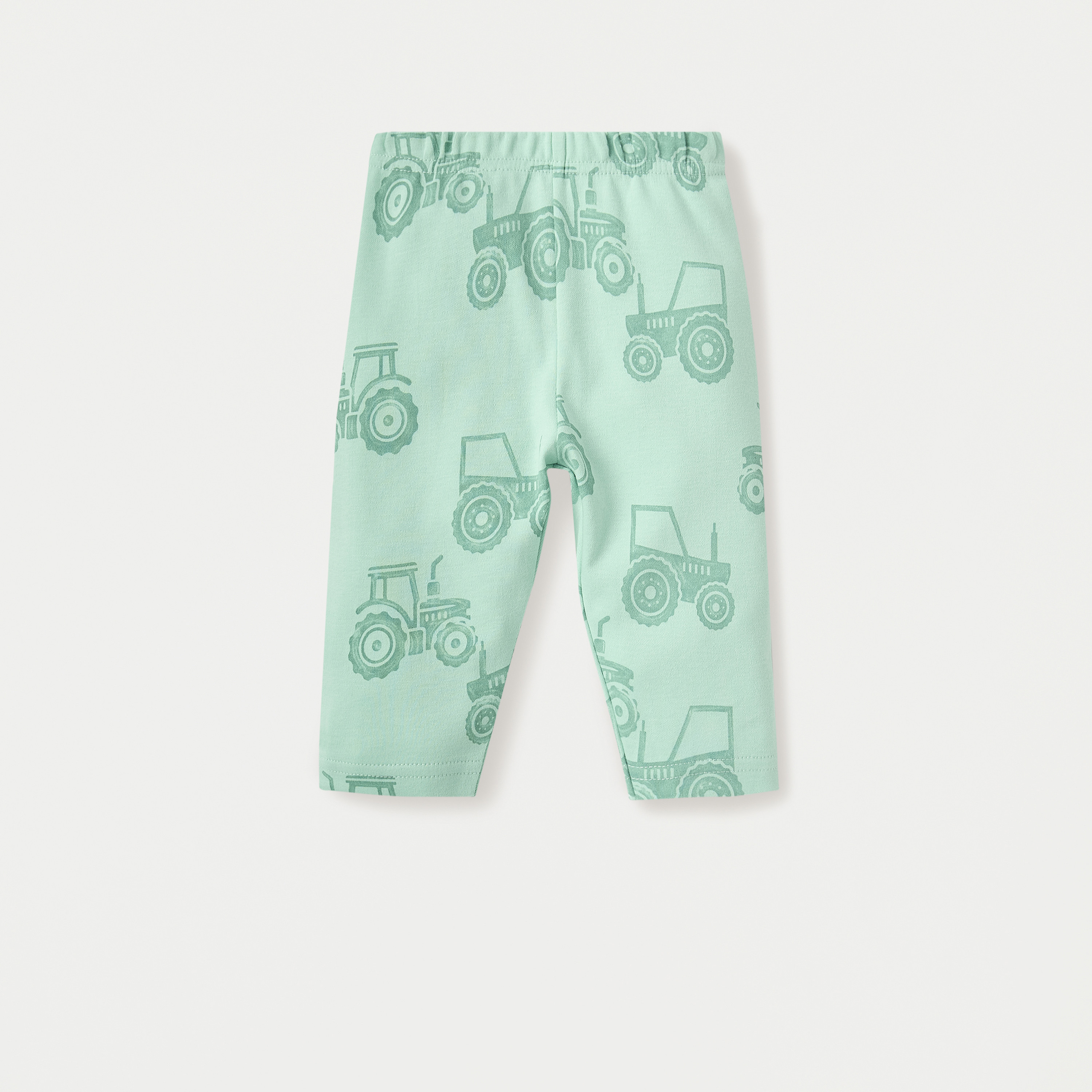 Juniors Tractor Print Long Sleeves T-shirt and Pyjama Set-baby-boys-clothing-nightwear-pyjamasets-image-3