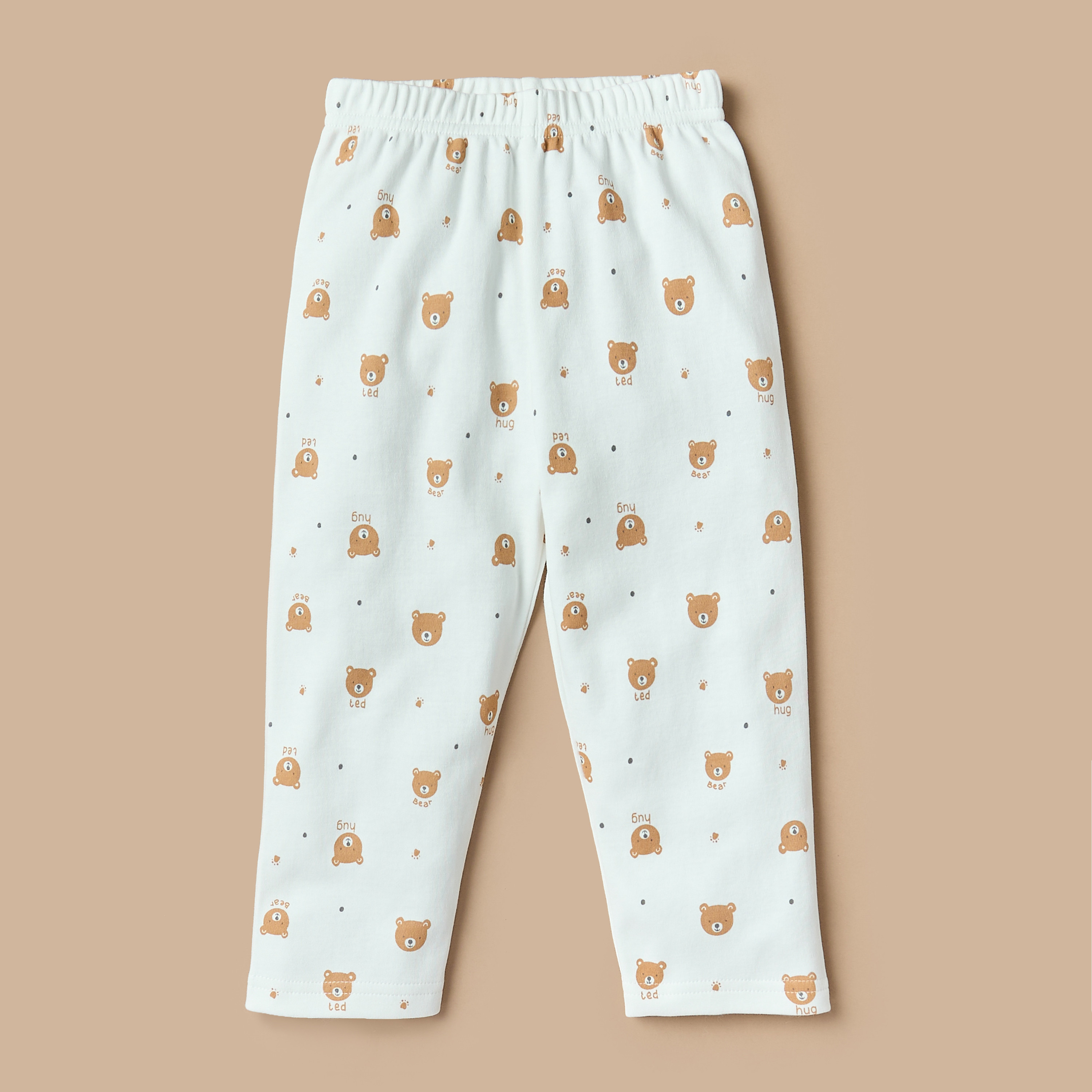 Juniors All-Over Bear Print T-shirt and Pyjama Set-baby-boys-clothing-nightwear-pyjamasets-image-4